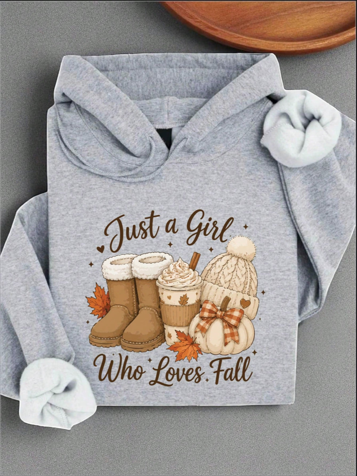 Just A Girl Who Loves Fall Hoodie