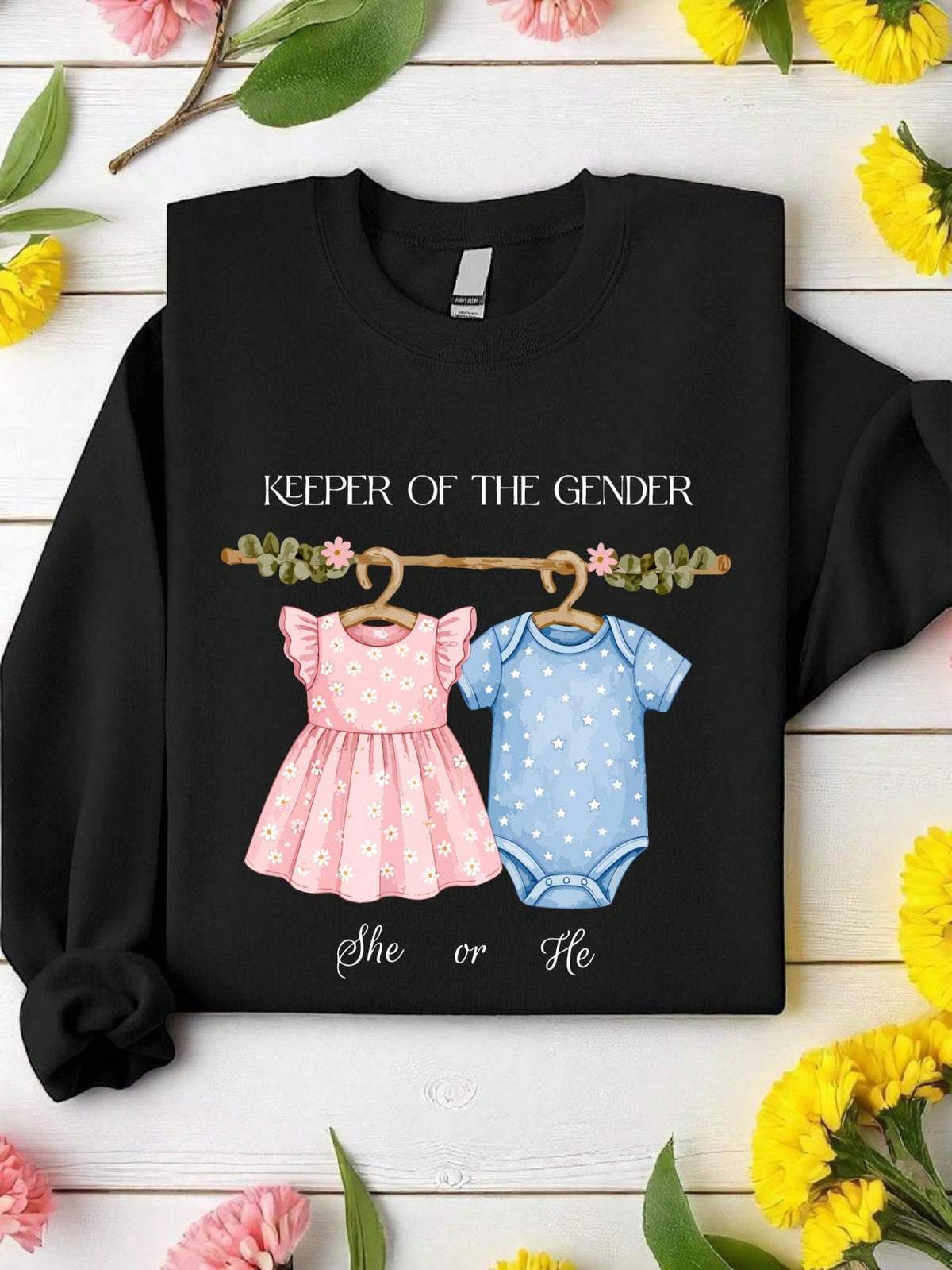 Retro Keeper Of The Gender Sweatshirt