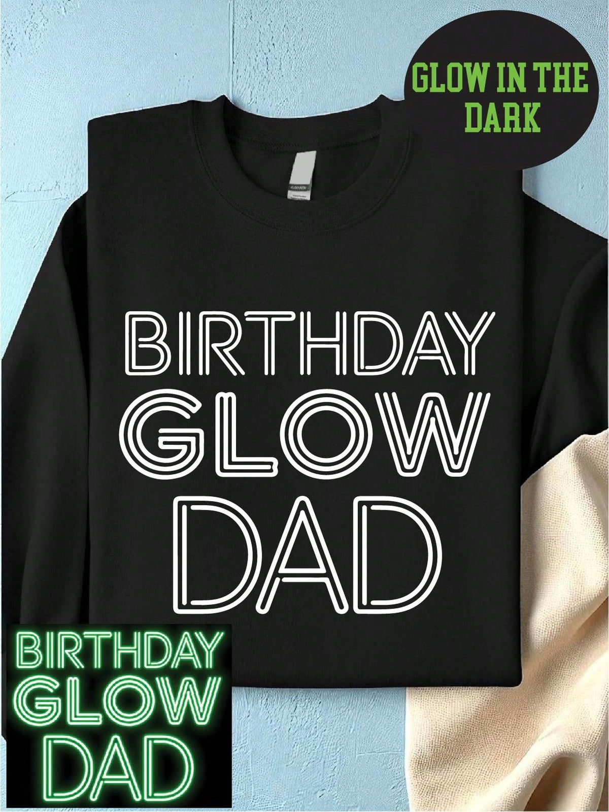 Glow Party Birthday Sweatshirt