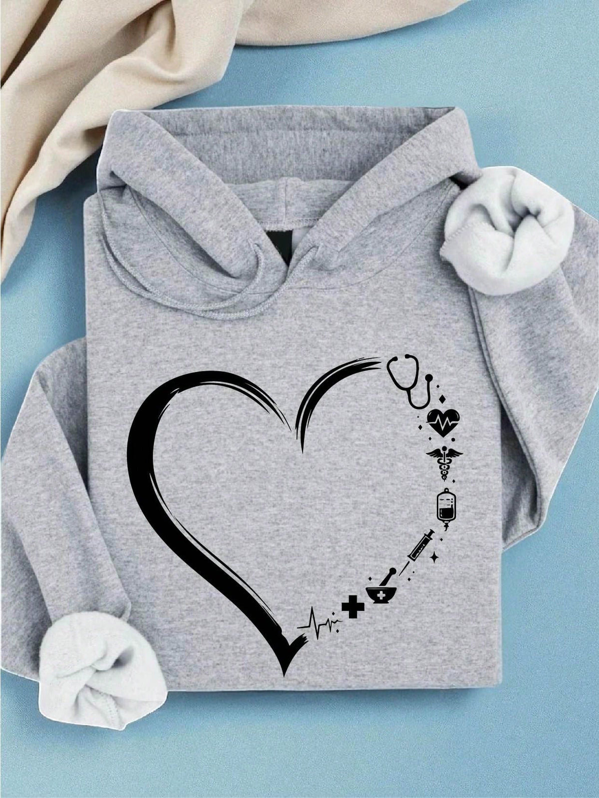 Medical Heart Hoodie