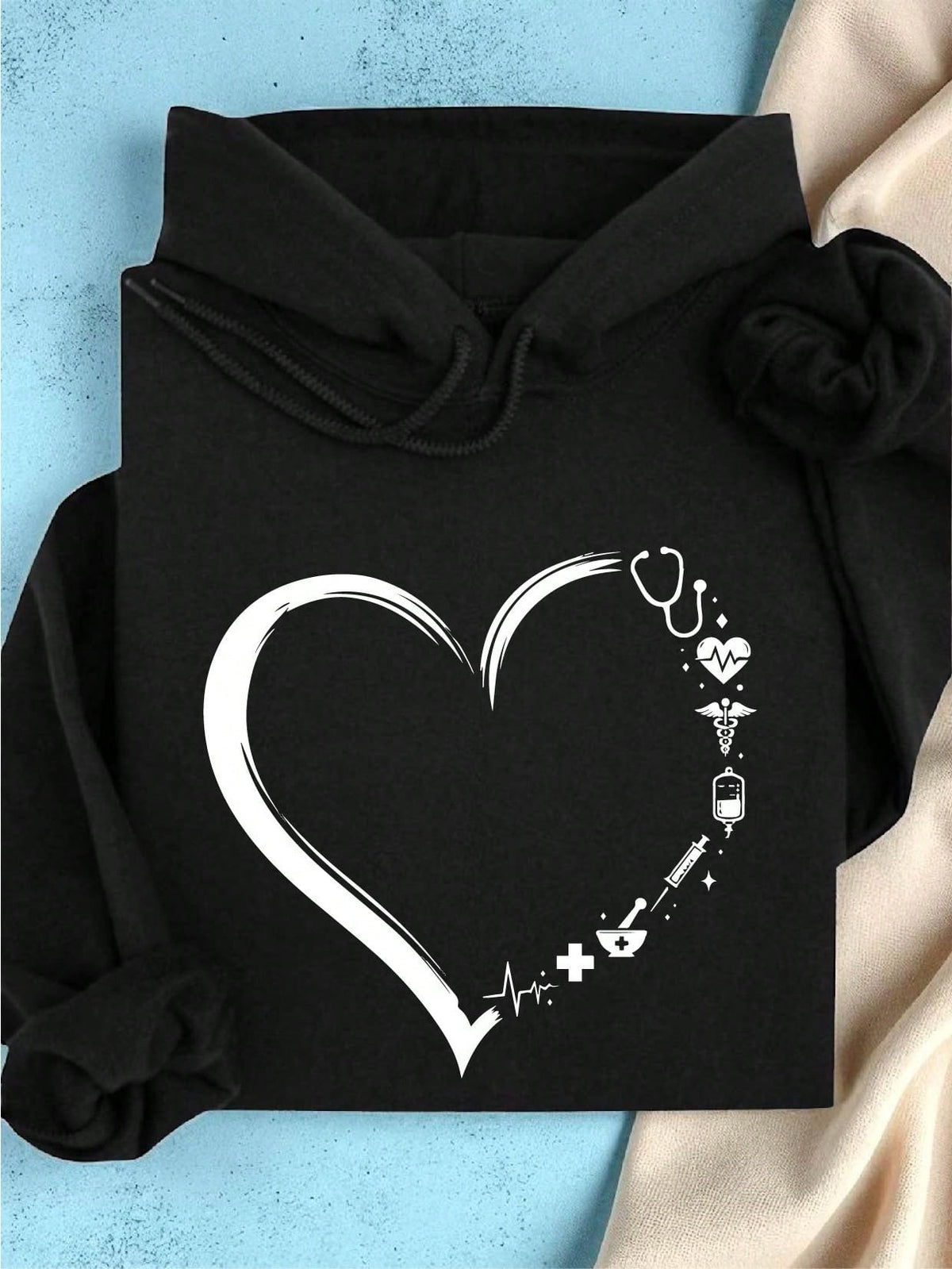Medical Heart Hoodie