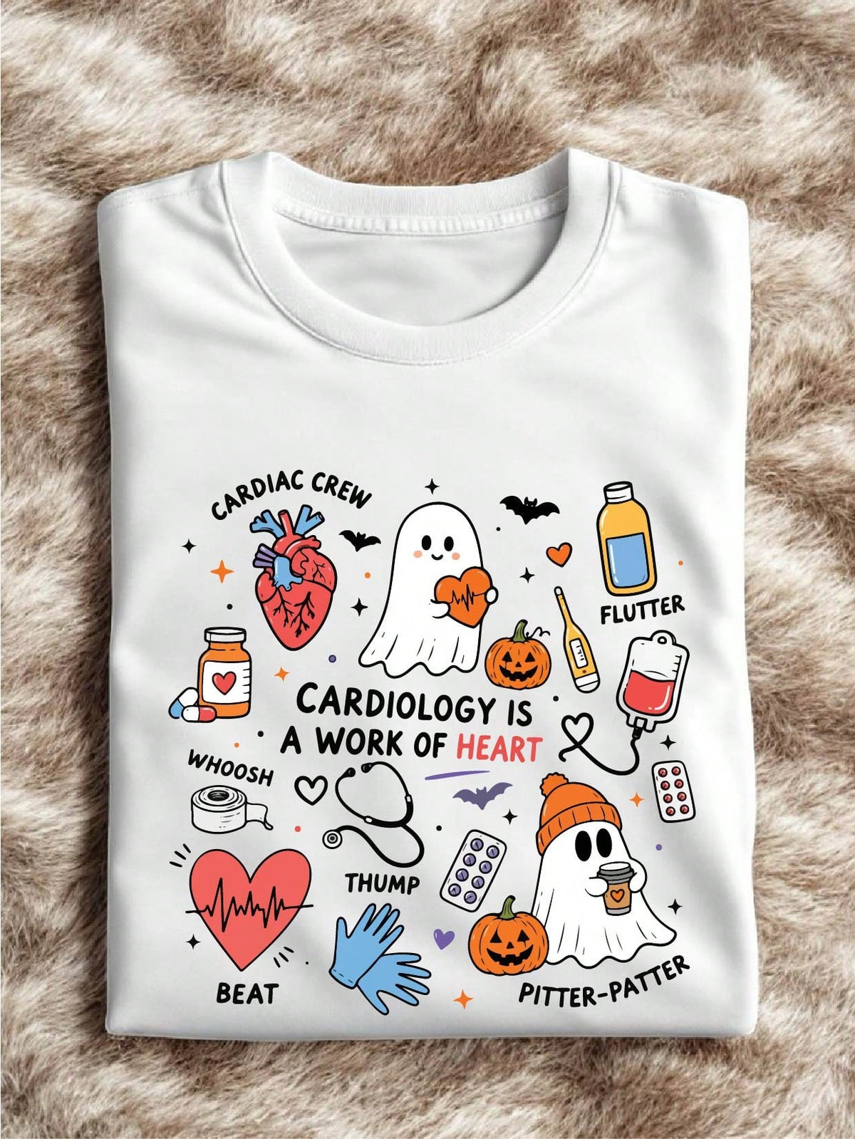 Cardiology Nurse Halloween T-Shirt