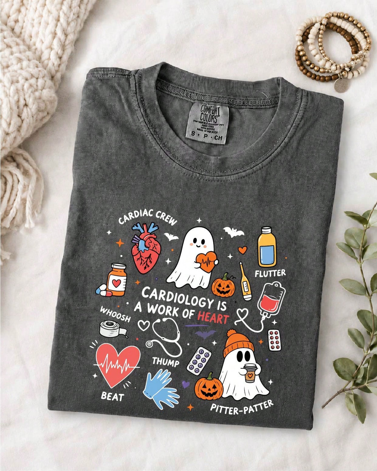Cardiology Nurse Halloween T-Shirt