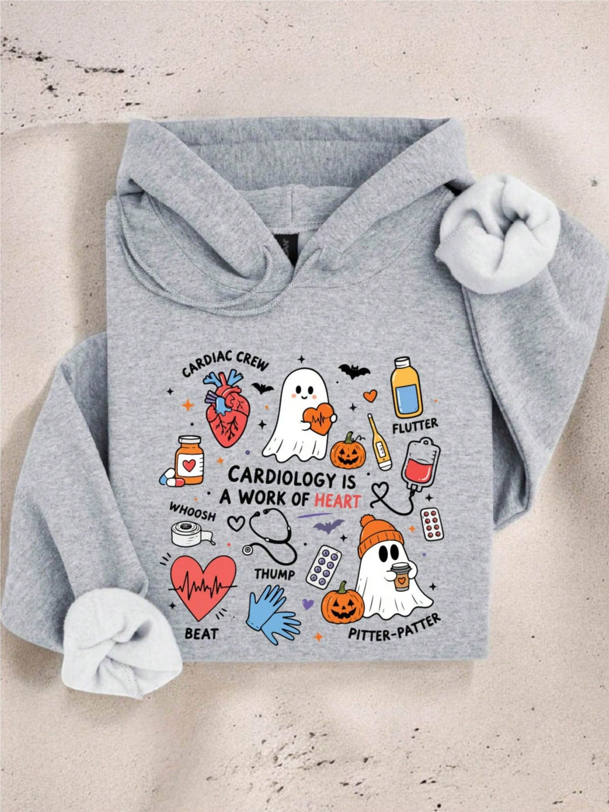Cardiology Nurse Halloween Hoodie