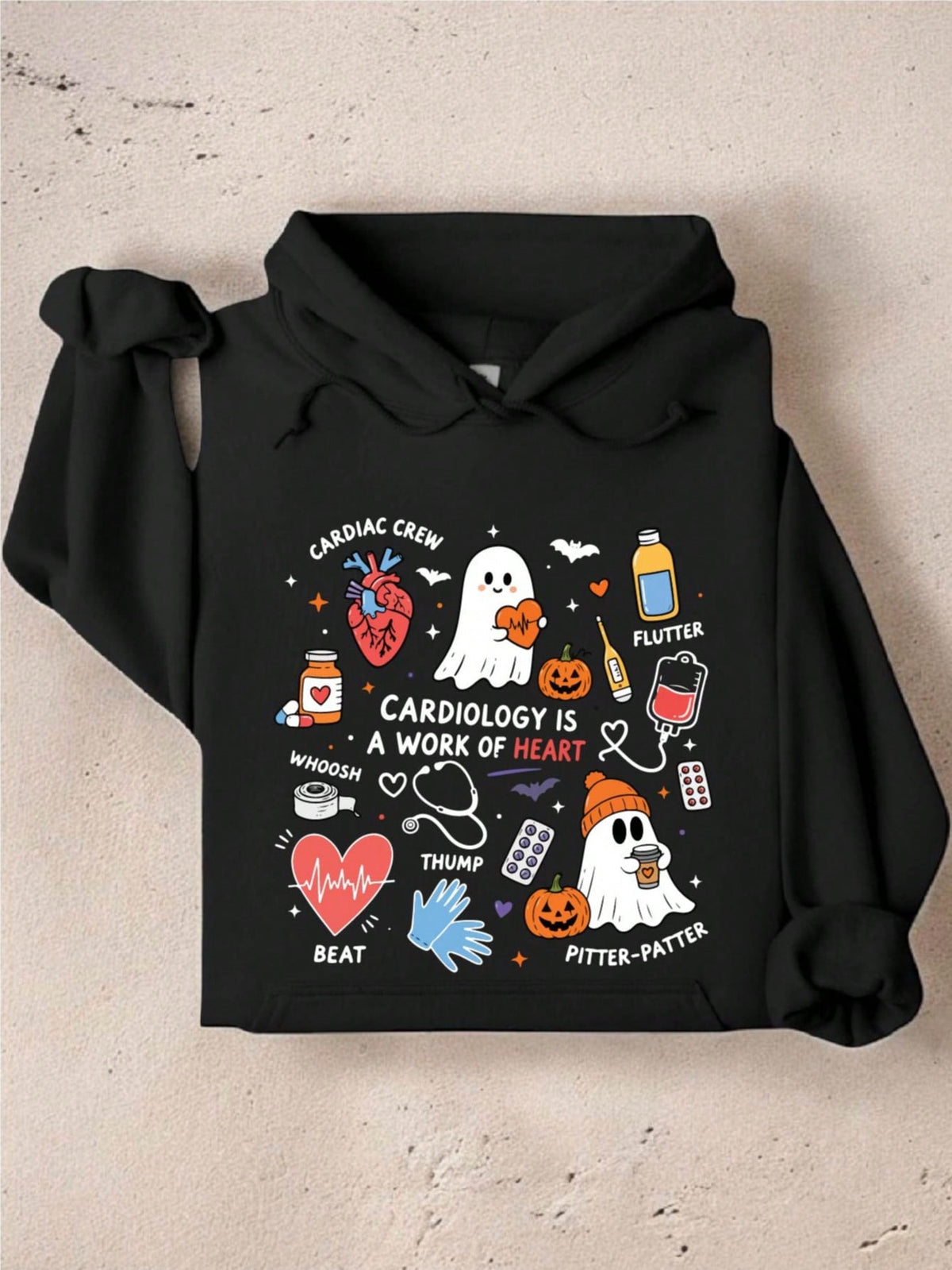 Cardiology Nurse Halloween Hoodie