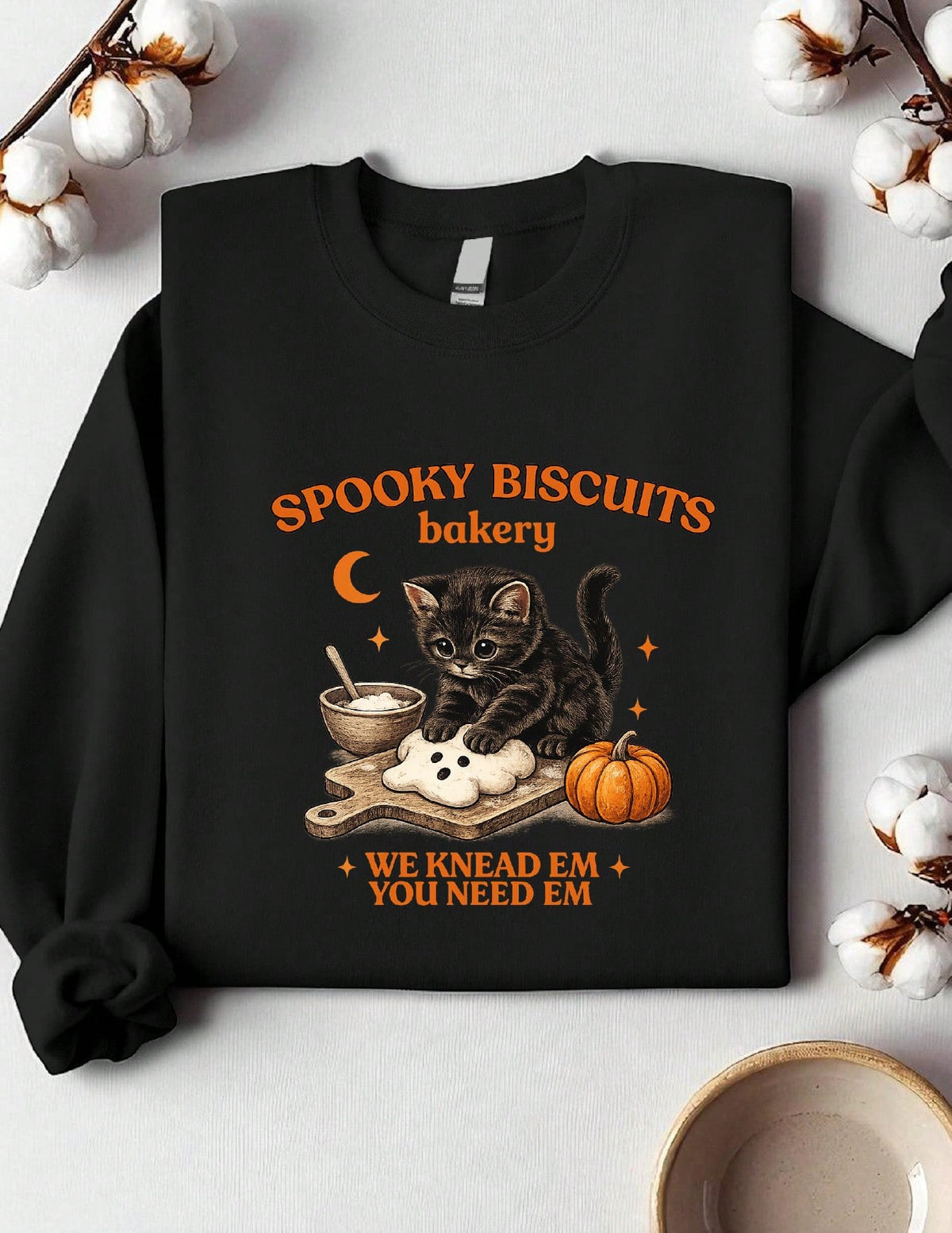 Spooky Cat Season Sweatshirt