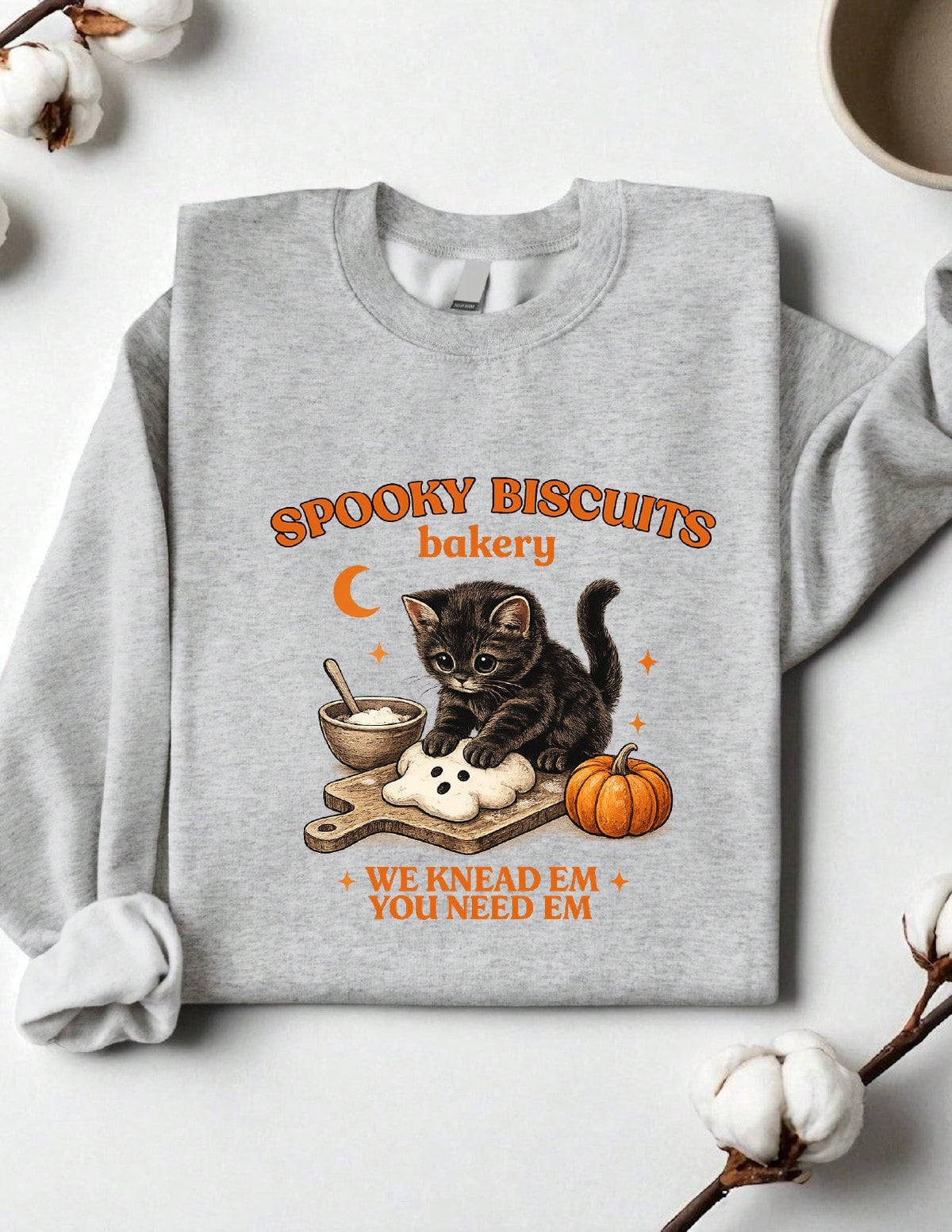 Spooky Cat Season Sweatshirt
