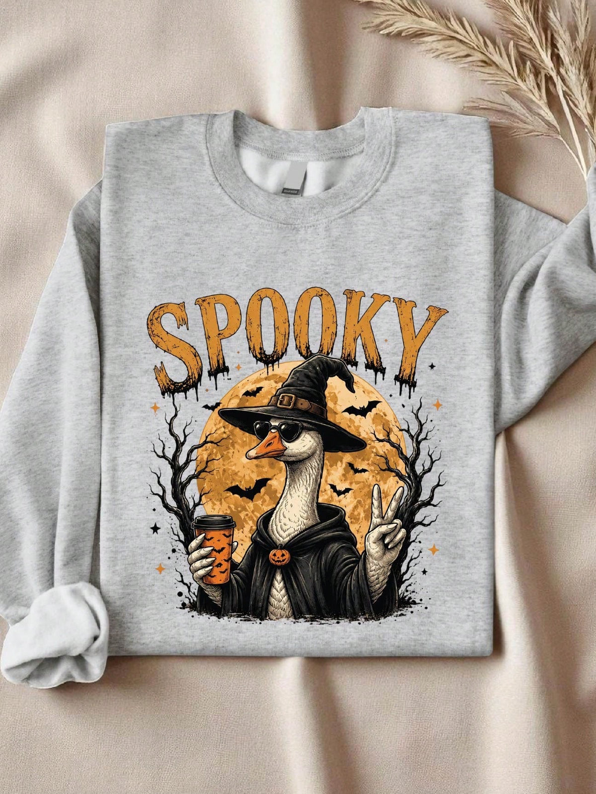 Spooky Goose Halloween Sweatshirt