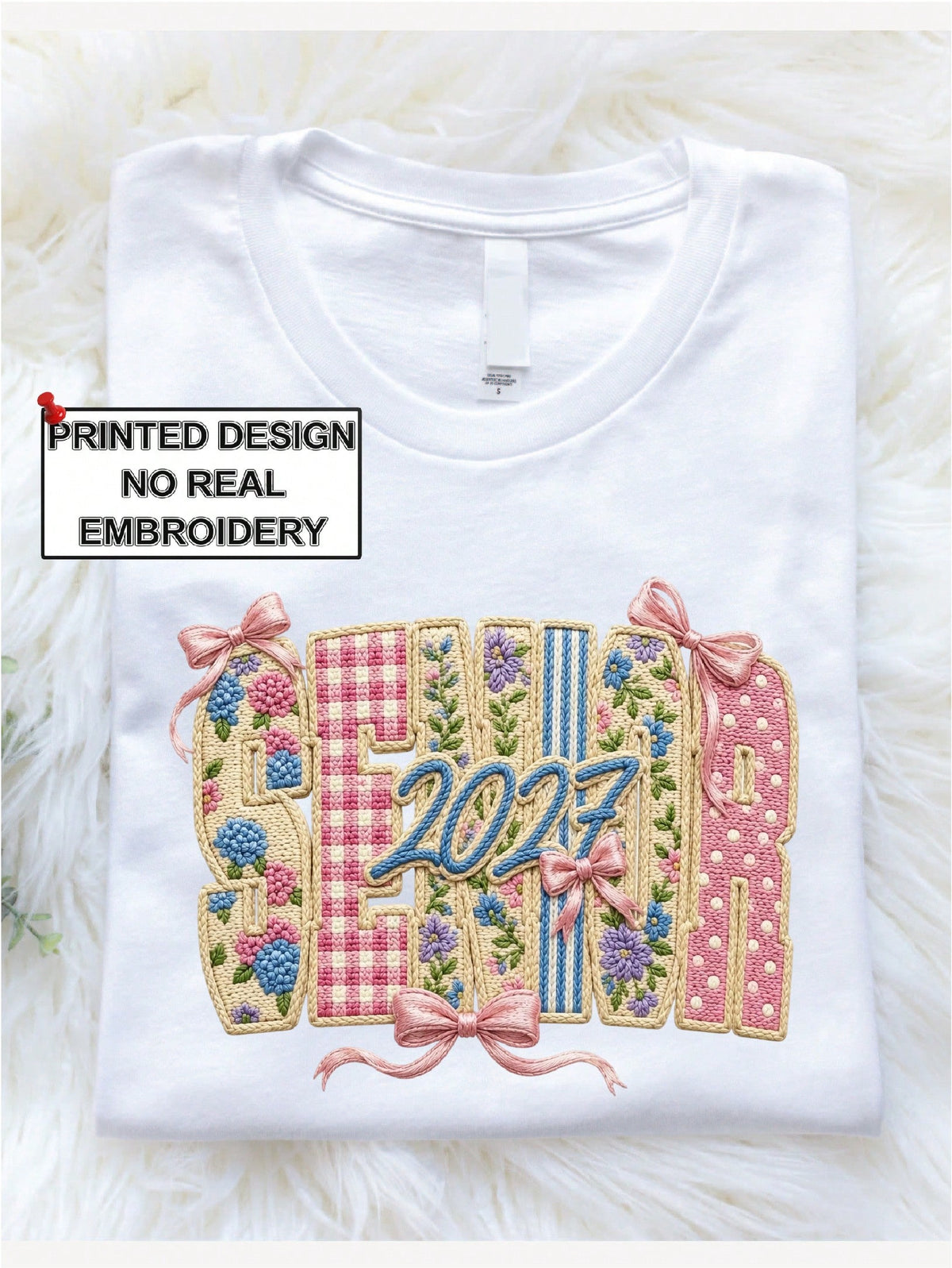 Senior 2027 (DTF Graphic Print) T-Shirt