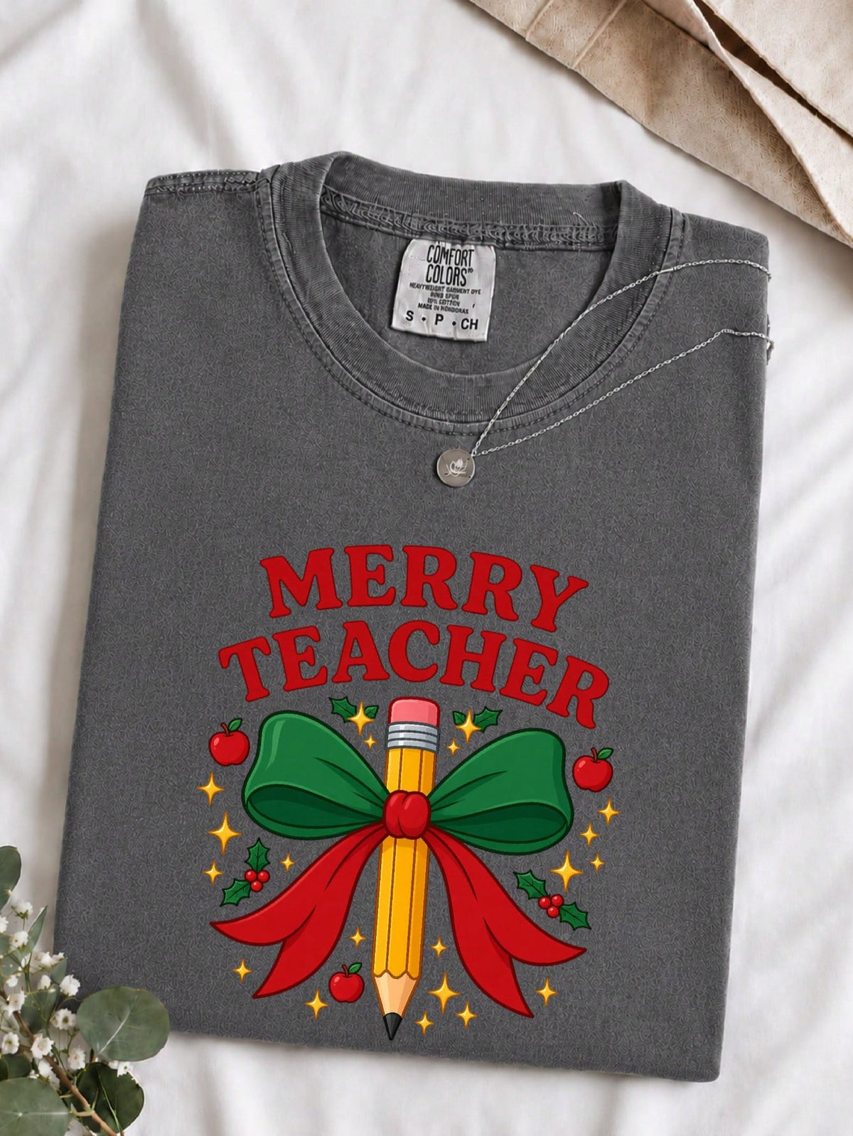 Merry Teacher T-Shirt