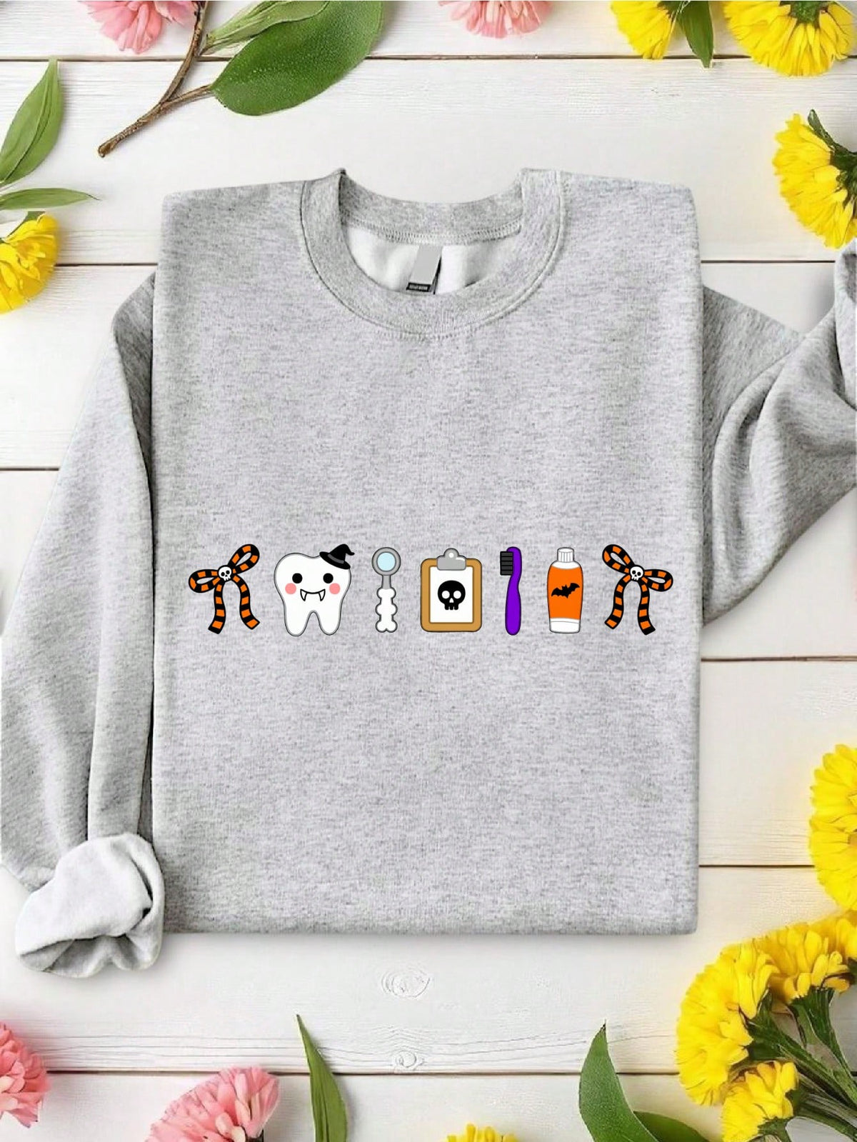 Retro Halloween Dentist Sweatshirt