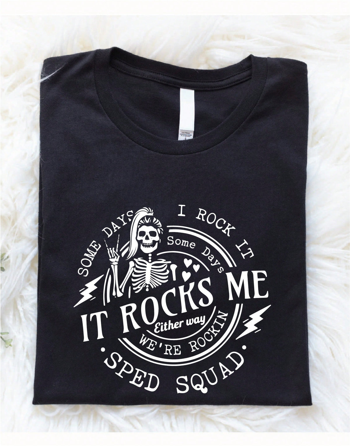 Retro It Rocks Me SPED Crew T-Shirt