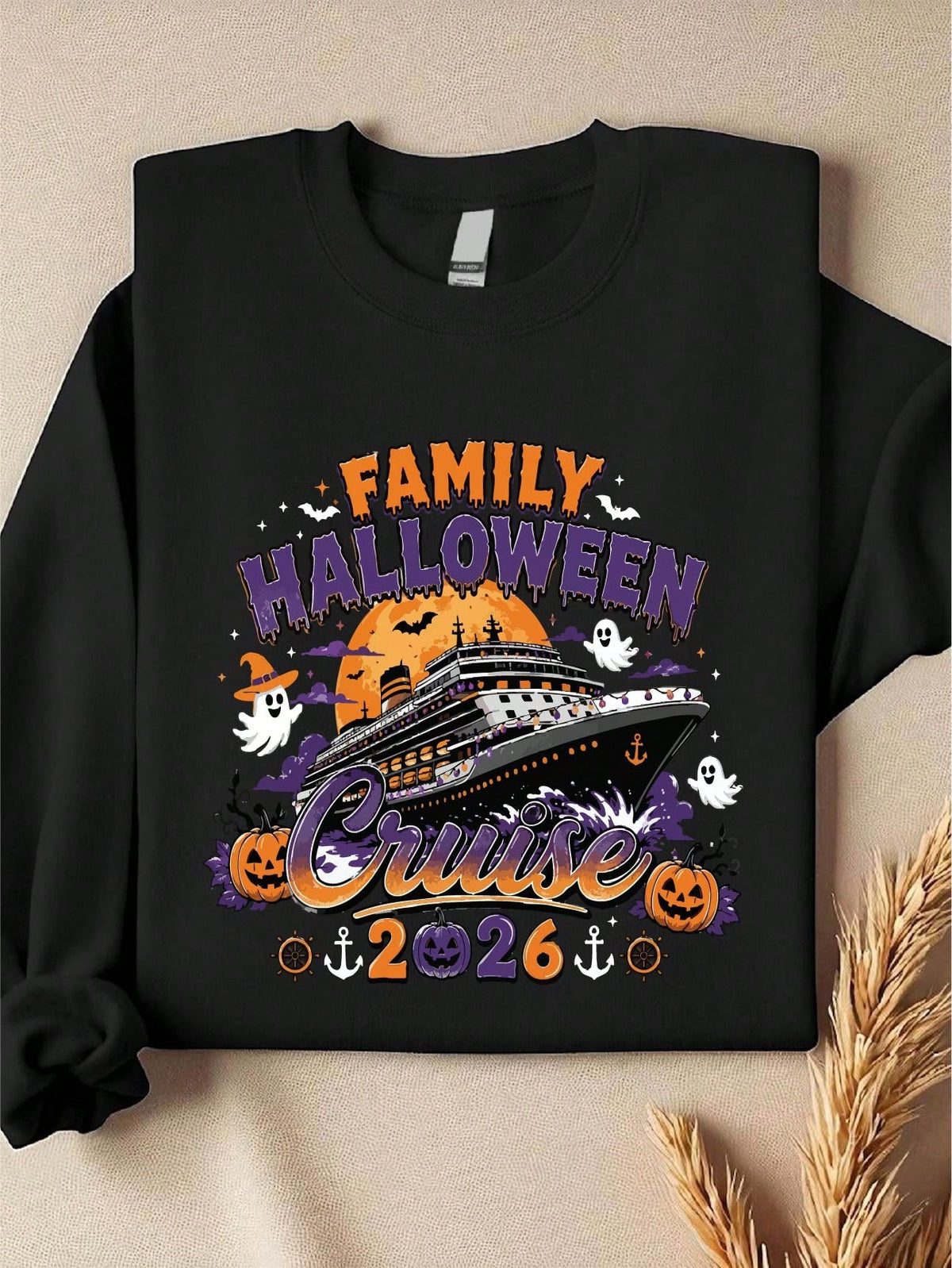 Family Halloween Cruise 2026 Sweatshirt