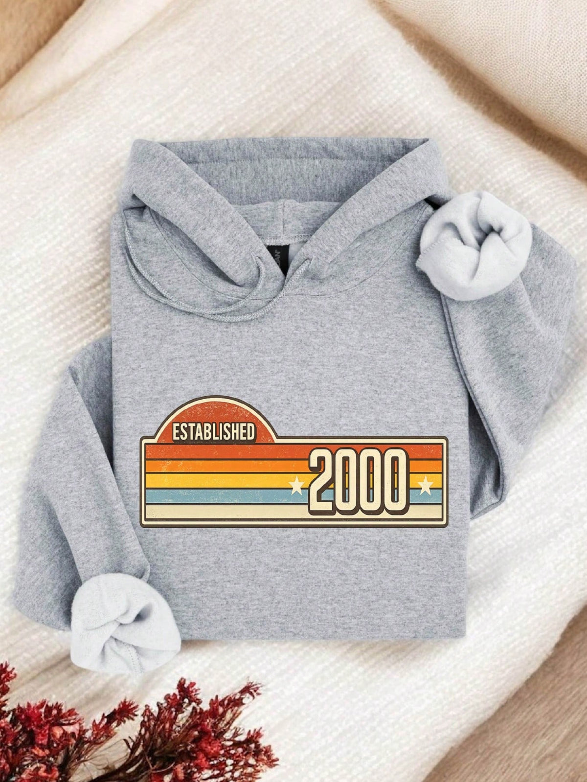 Established 2000 Vintage Birthday Hoodie