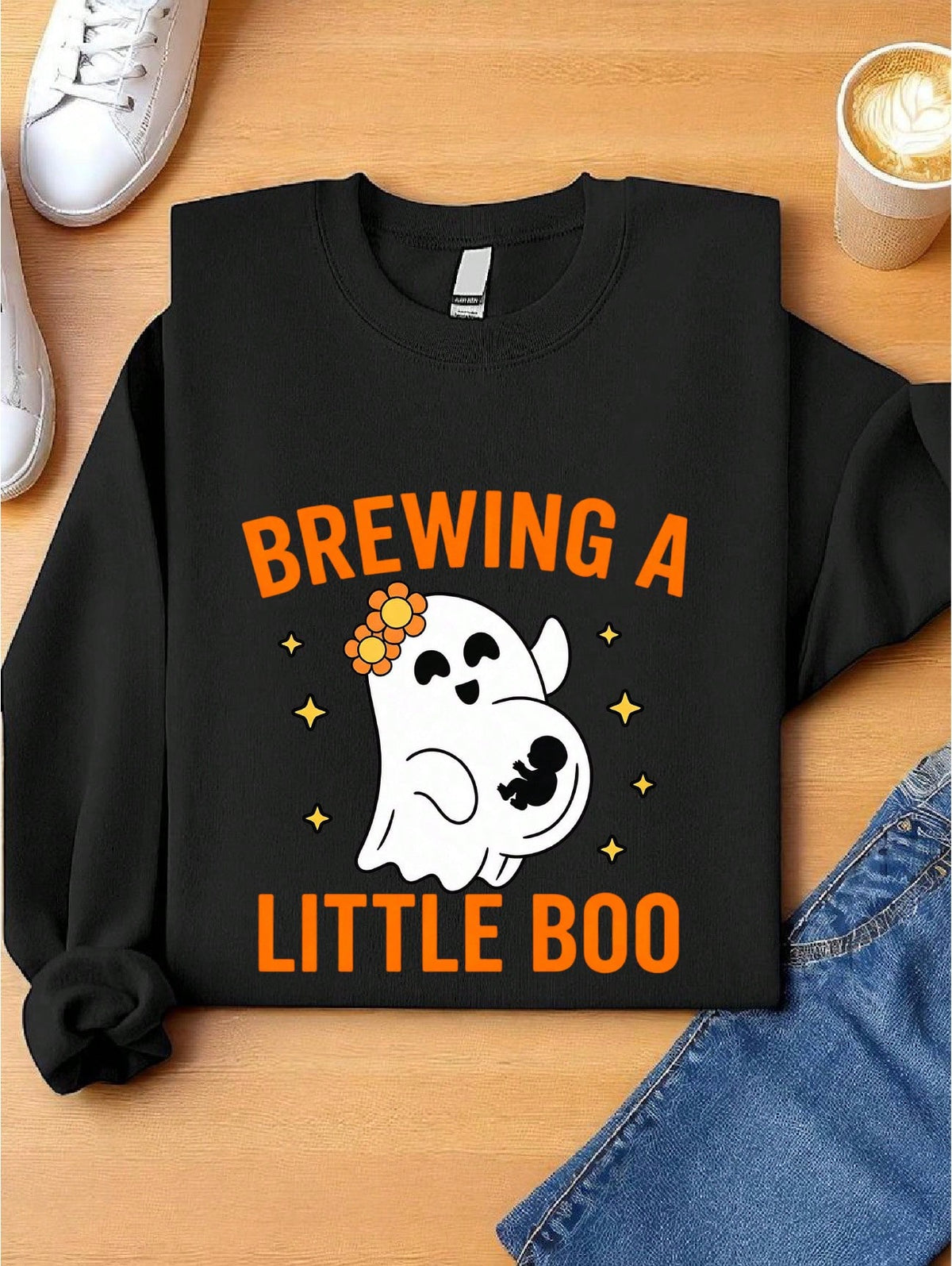 Brewing A Little Boo Sweatshirt