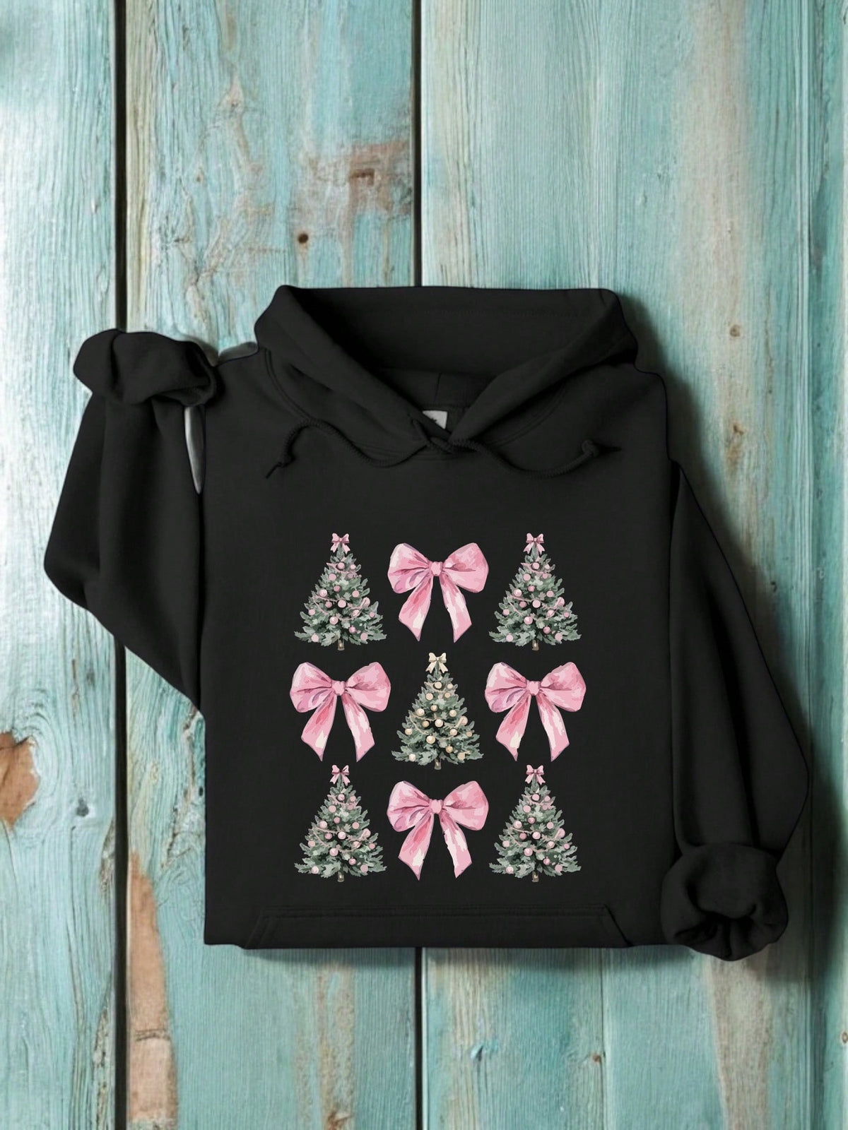 Bow And Christmas Hoodie