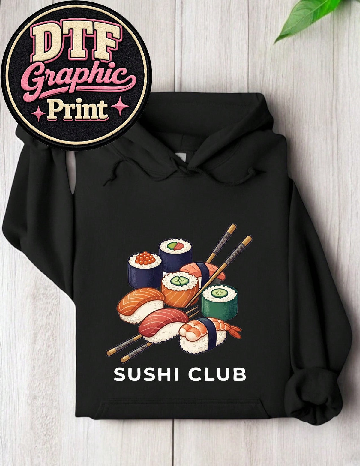 Sushi And Chopsticks Hoodie
