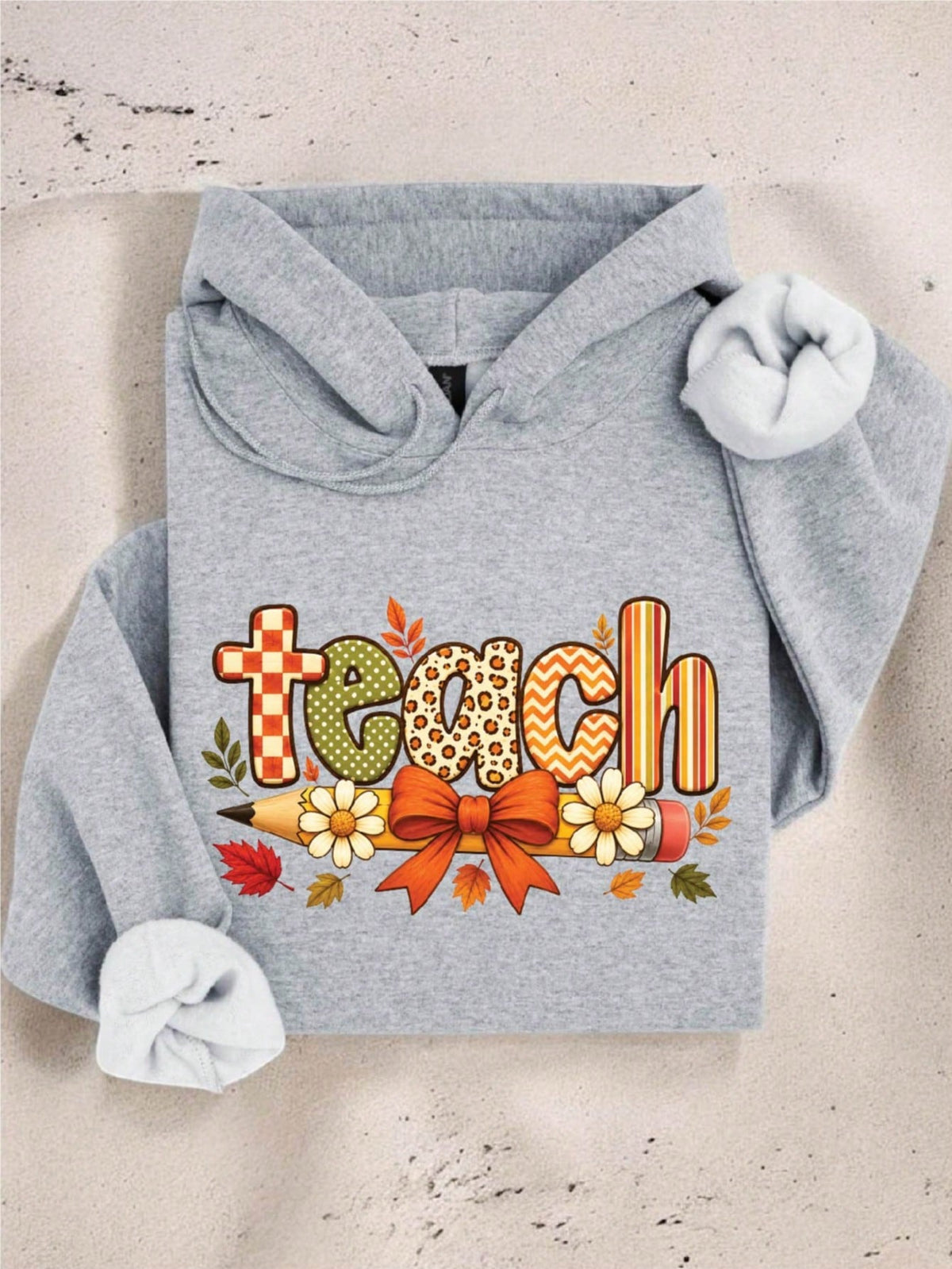 Fall Teach Coquette Hoodie