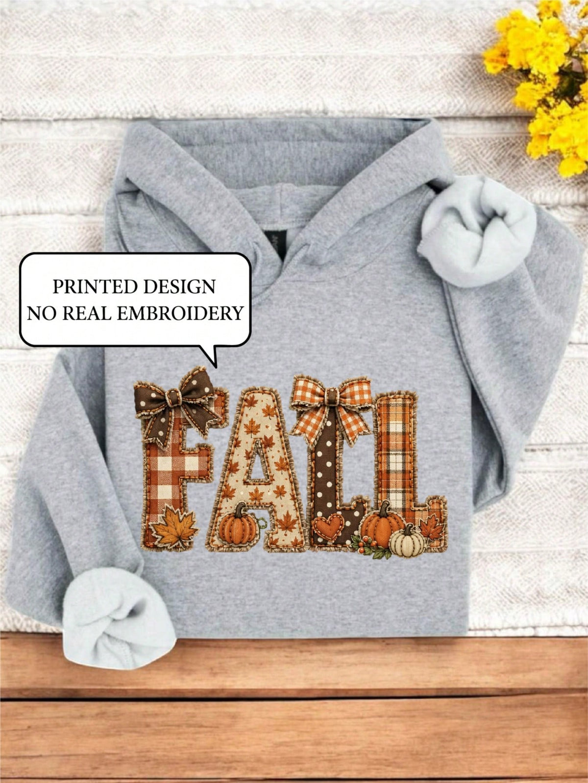 Coquette Fall (DTF Graphic Print) Hoodie