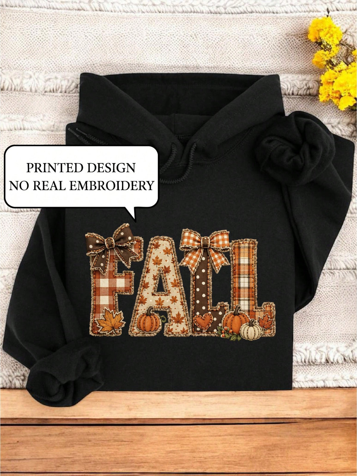 Coquette Fall (DTF Graphic Print) Hoodie