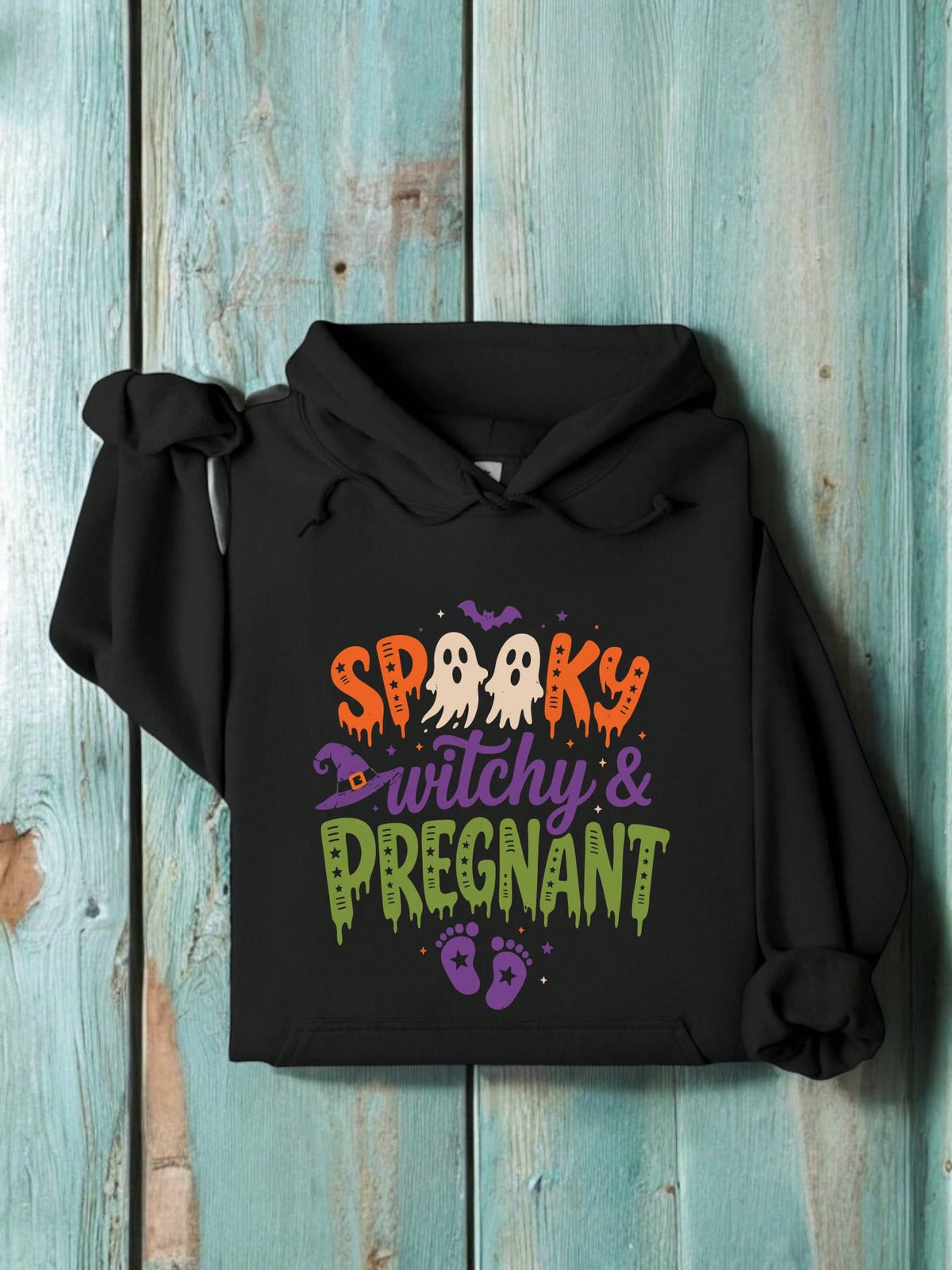 Spooky Season And Pregnant Unisex Hoodie