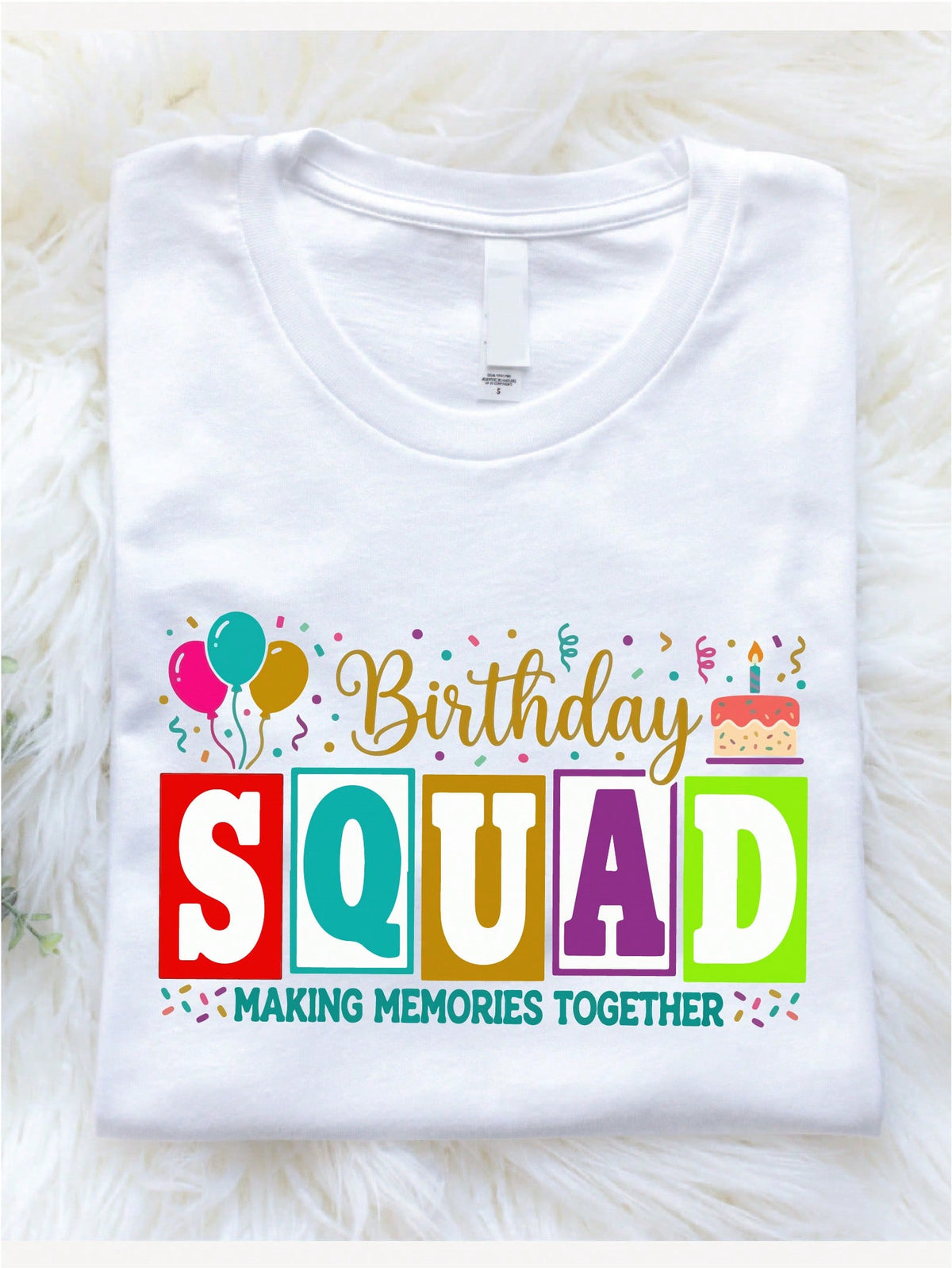 Birthday Crew Festive T-Shirt
