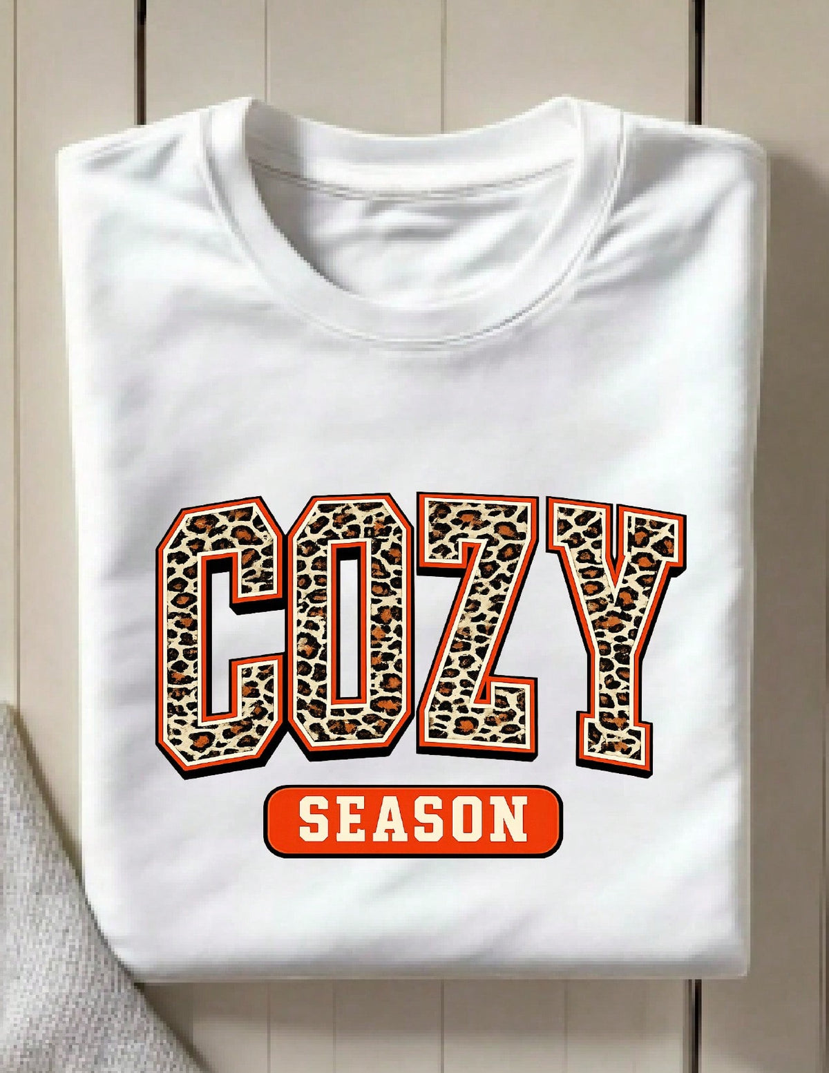 Cozy Season Leopard T-Shirt