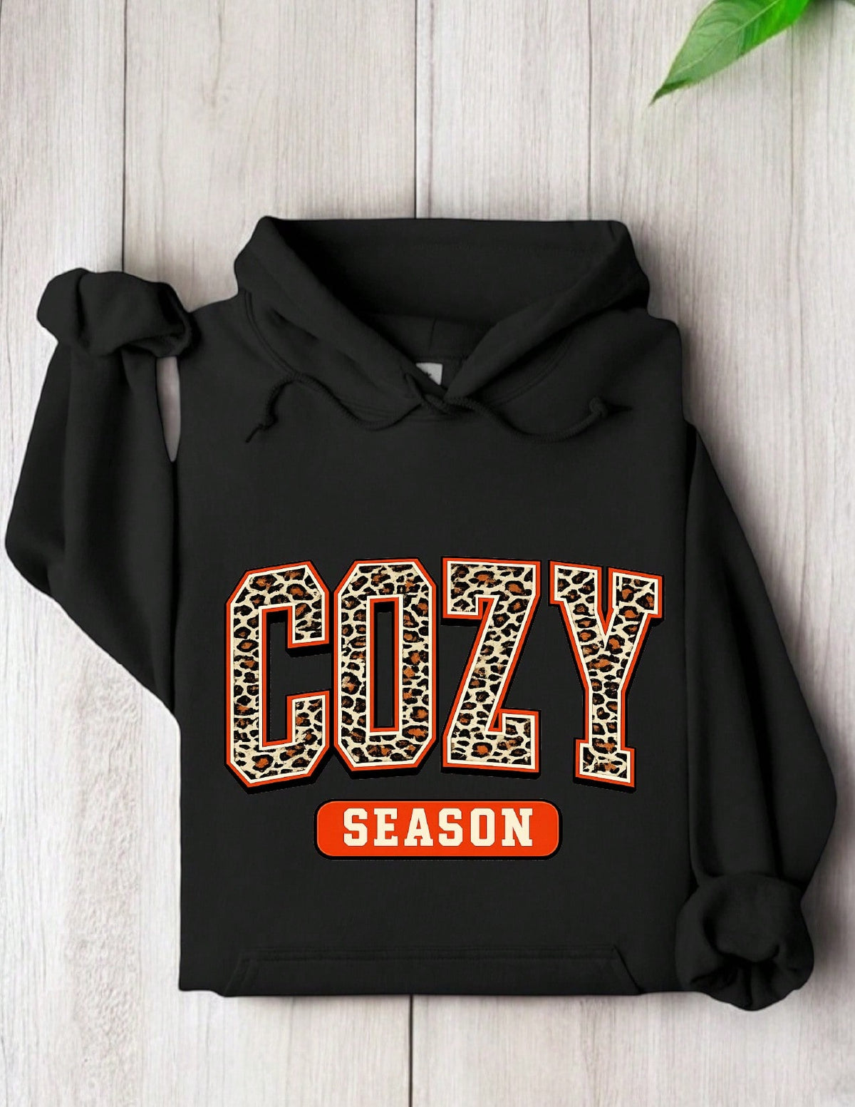 Cozy Season Leopard Hoodie