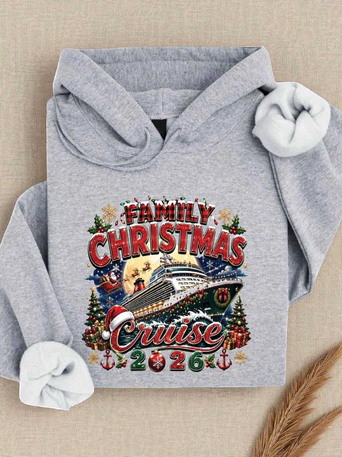 Family Christmas Cruise 2026 Hoodie