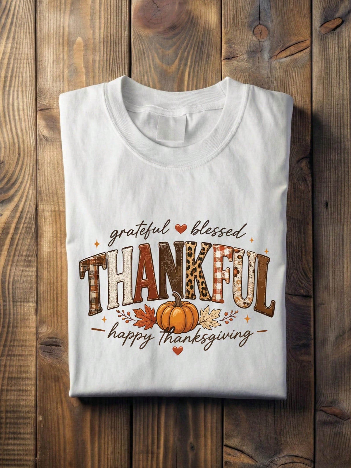 Thankful Happy Thanksgiving T-Shirt
