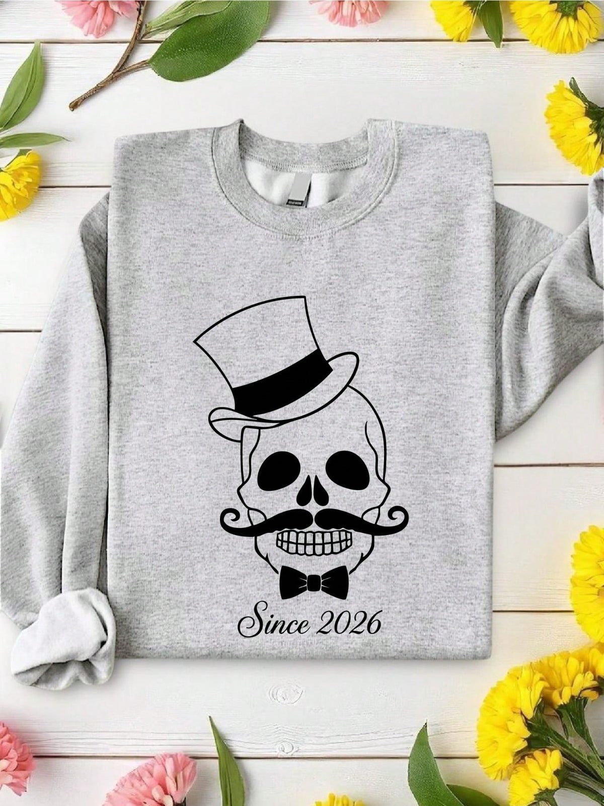 1PC Skulls Couple Sweatshirt
