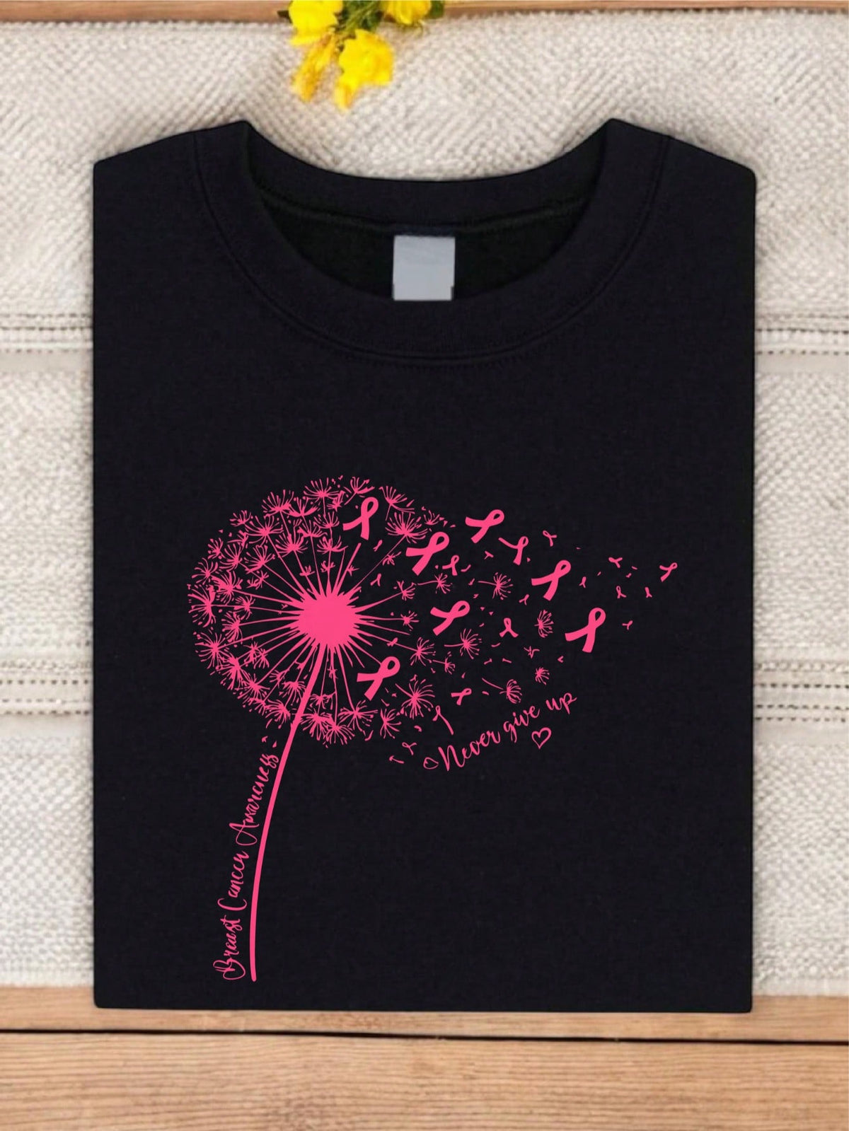Dandelion Breast Cancer T-Shirt