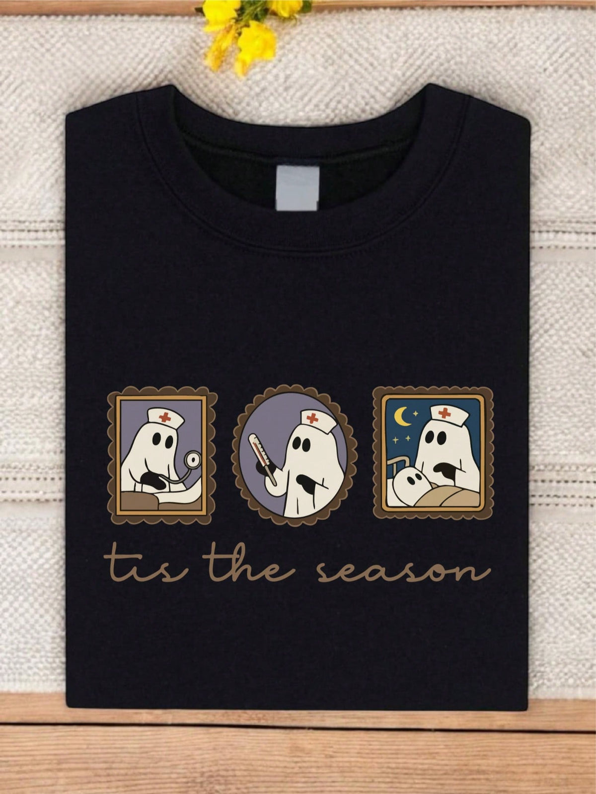 Tis The Season Nurse Ghost T-Shirt