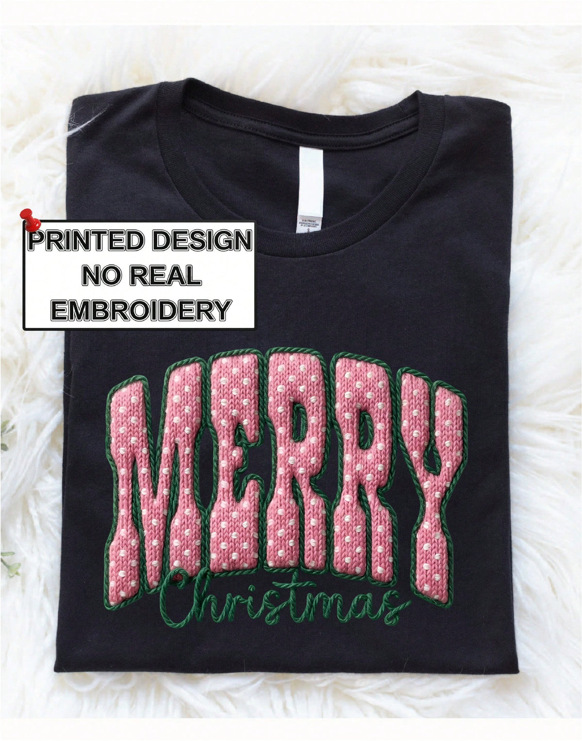 Merry Christmas (DTF Graphic Print) T-Shirt