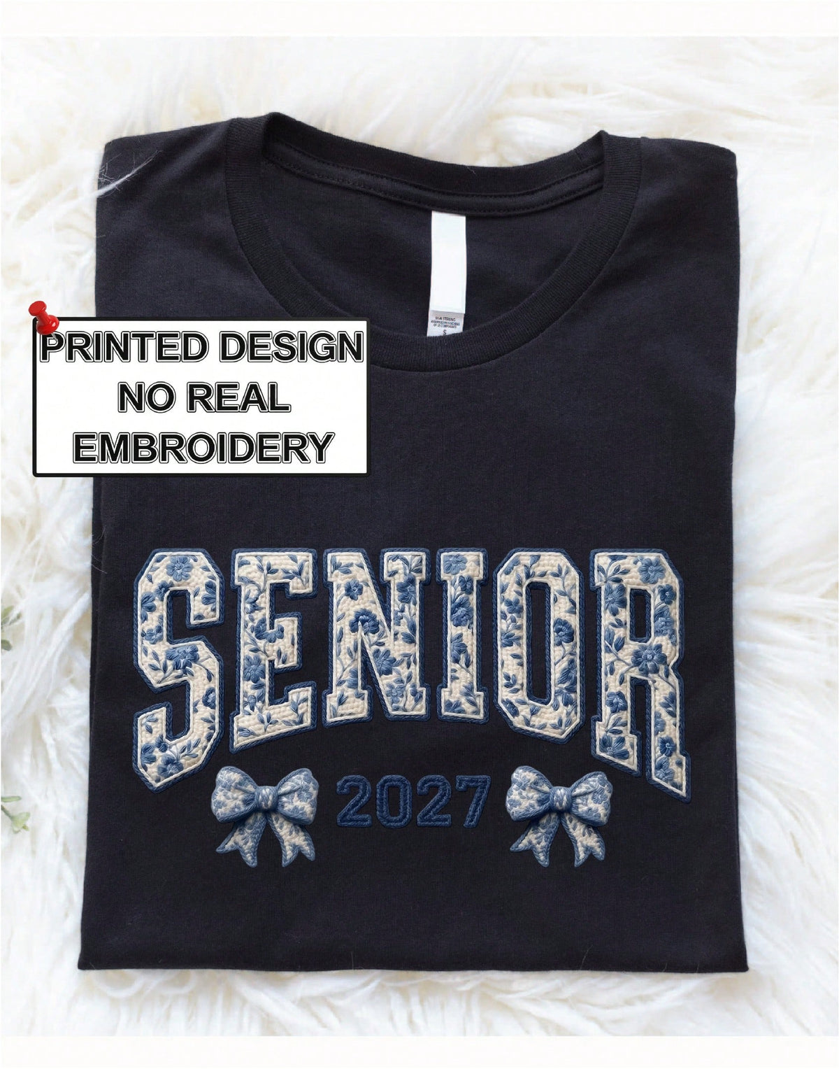 Senior 2027 (DTF Graphic Print) T-Shirt