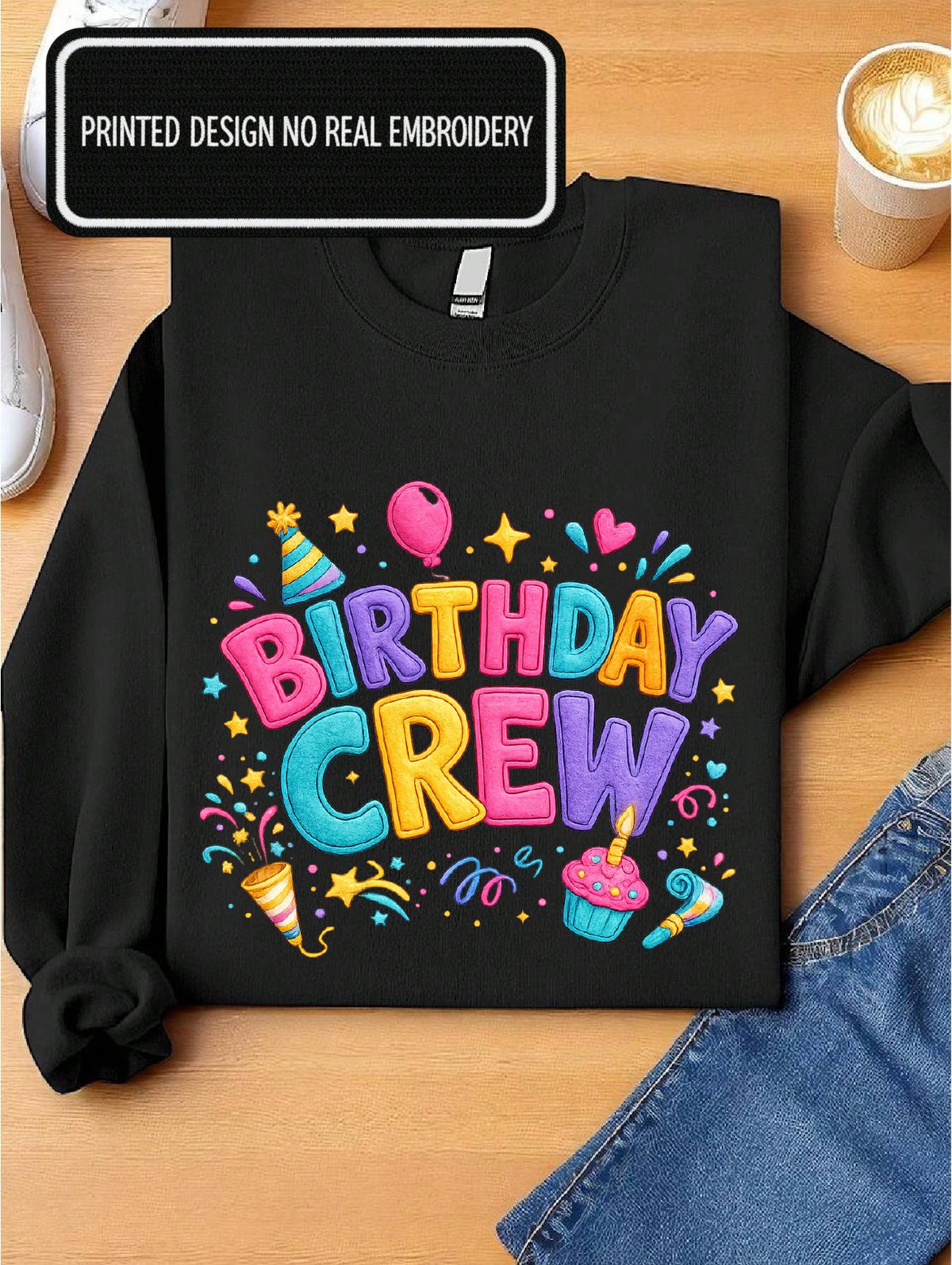 Birthday Crew Sweatshirt