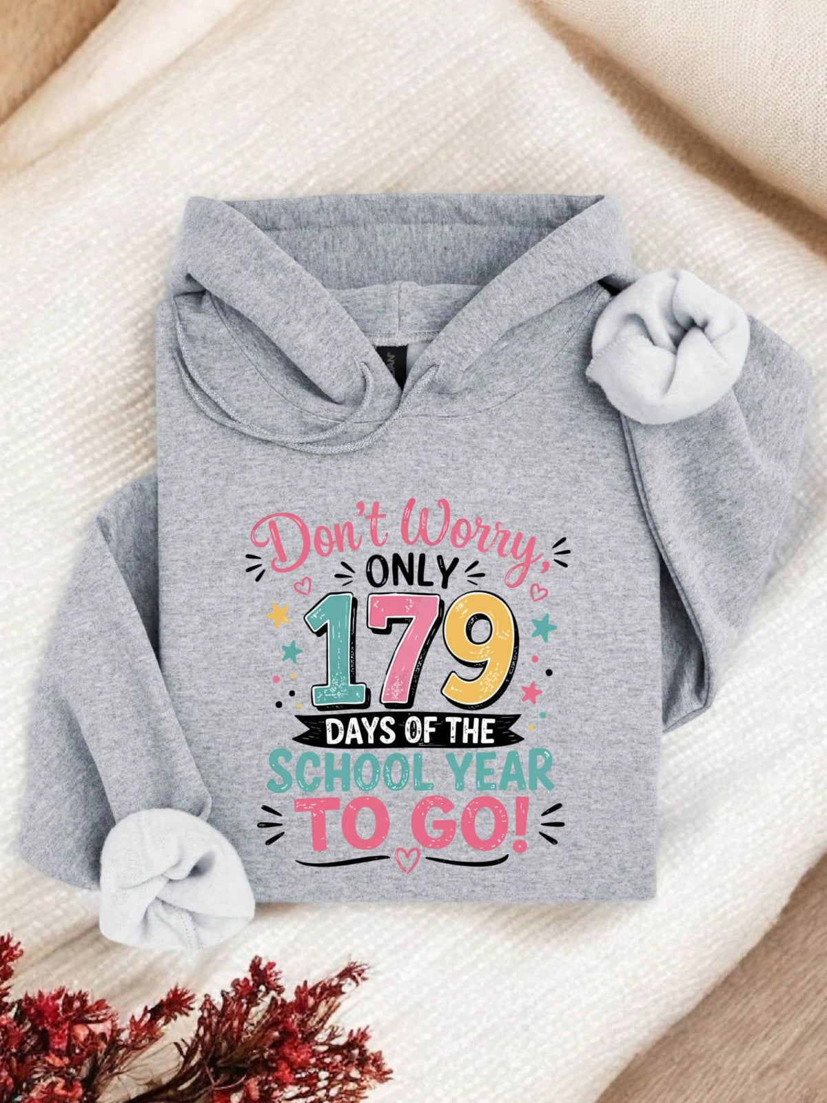 Don't Worry Only 179 Days Of The School Year To Go Hoodie