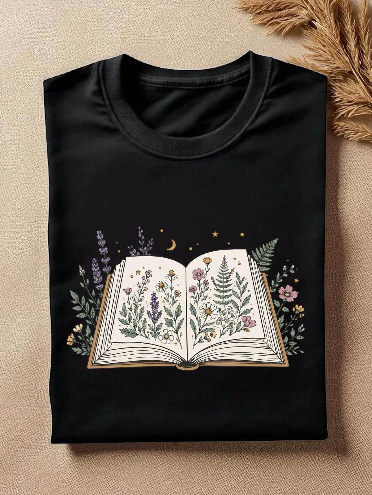 Floral Book T-Shirt