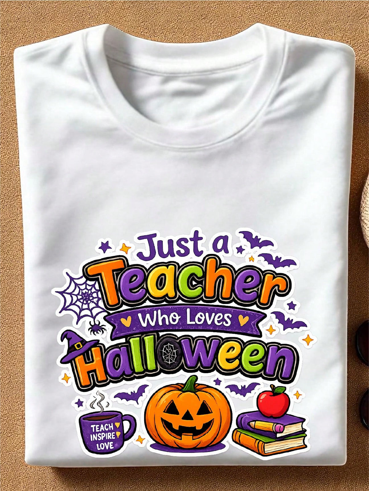 Just A Teacher Who Loves Halloween T-Shirt