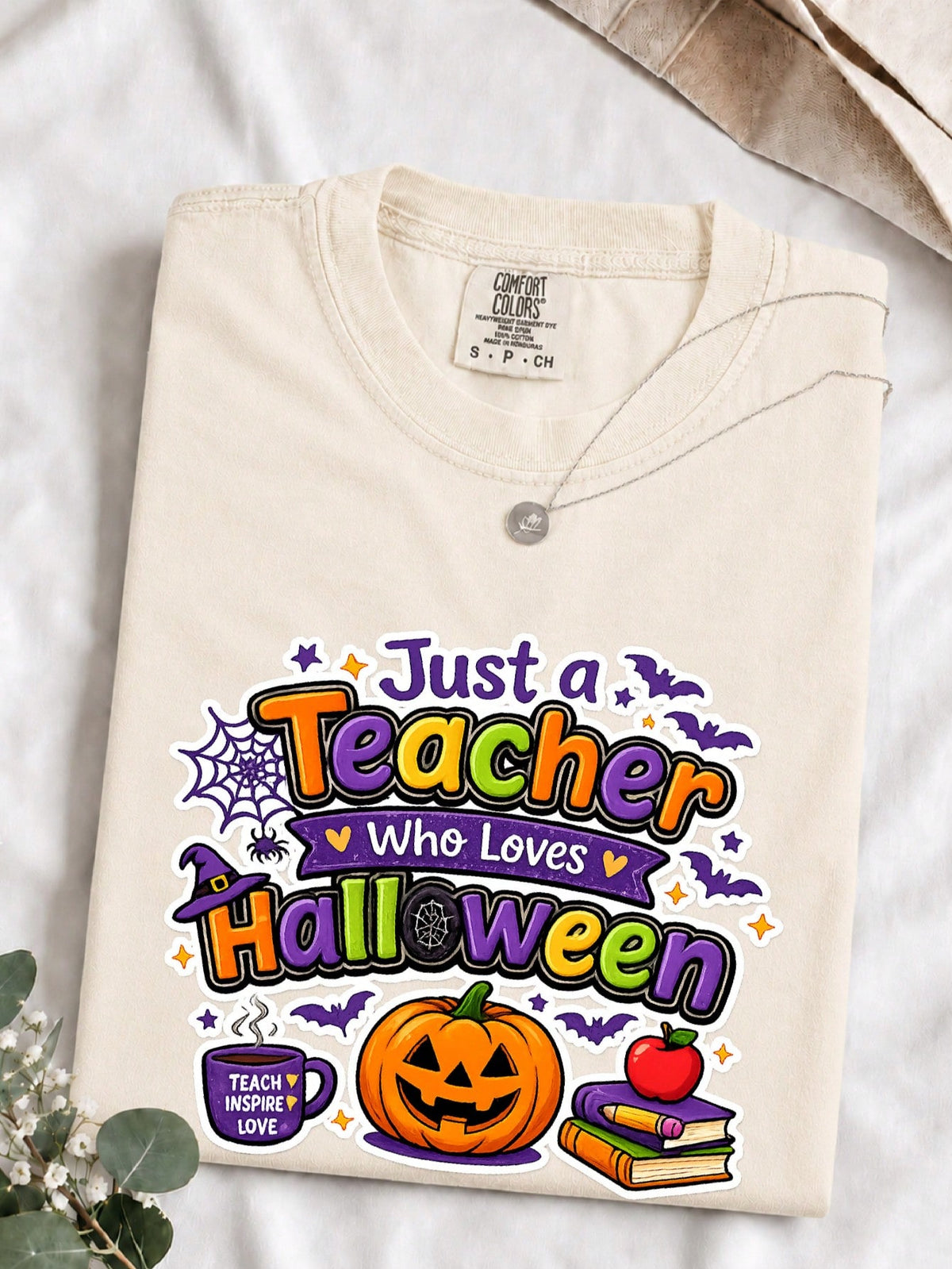 Just A Teacher Who Loves Halloween T-Shirt