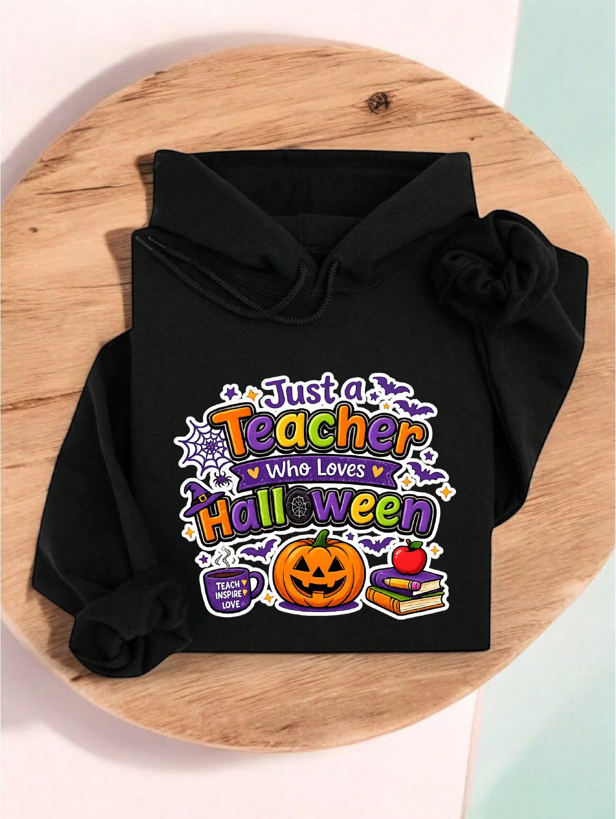 Just A Teacher Who Loves Halloween Hoodie