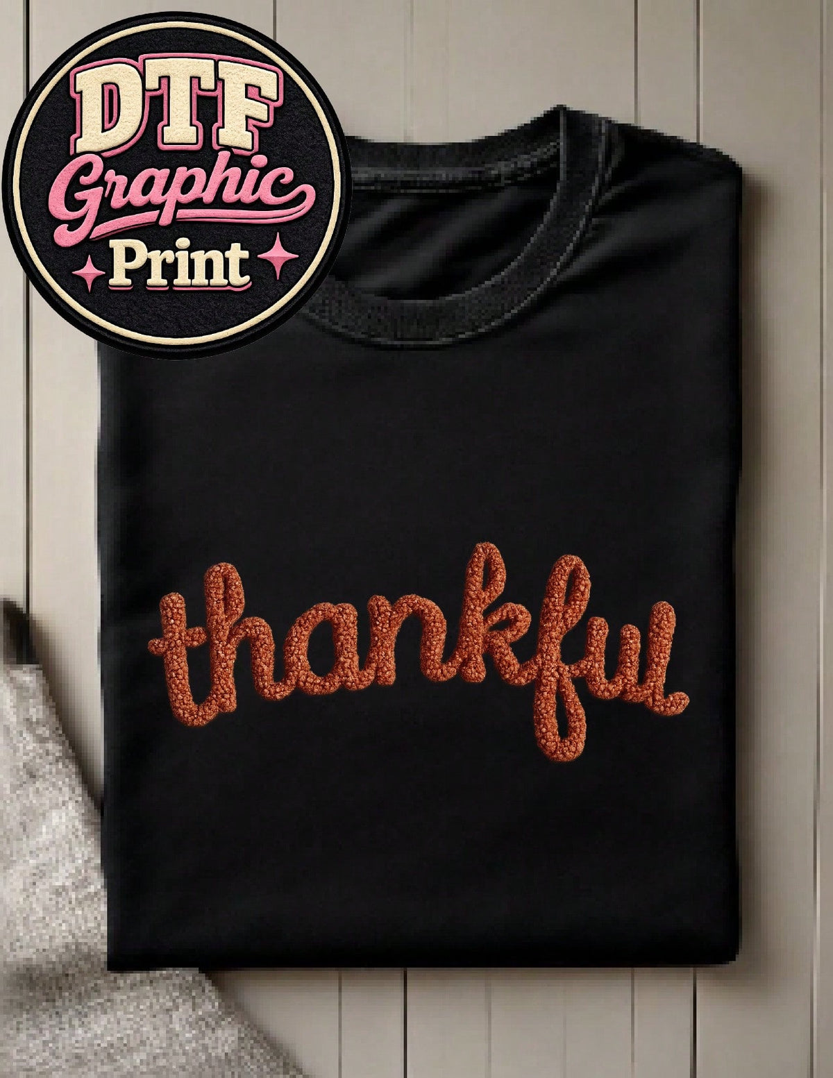Thankful (DTF Graphic Print) T-Shirt