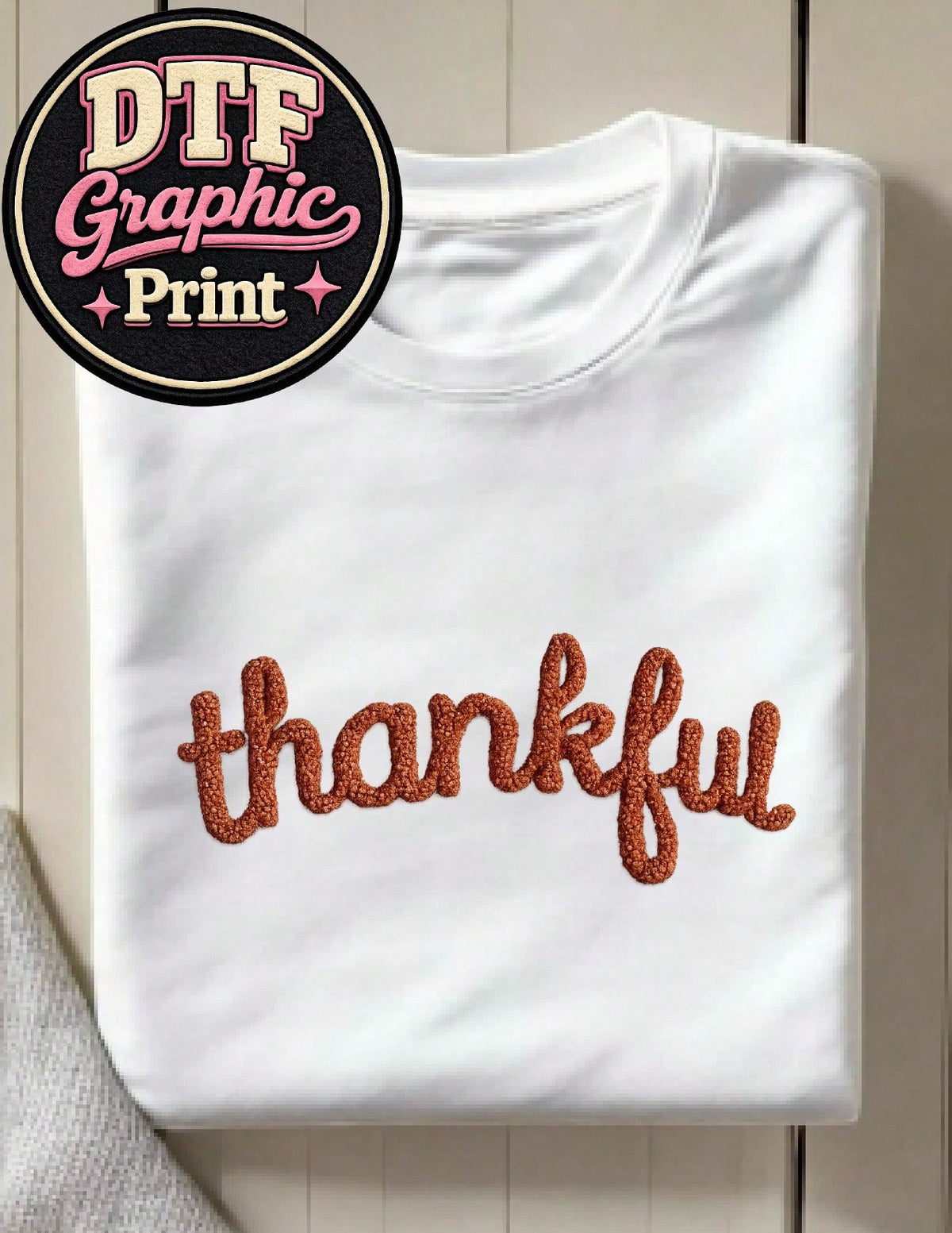 Thankful (DTF Graphic Print) T-Shirt