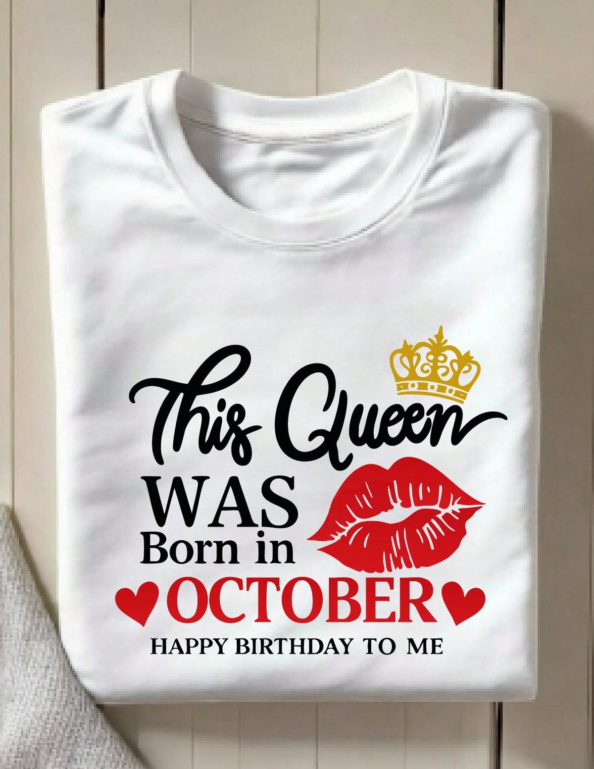 This Queen Was Born In October T-Shirt