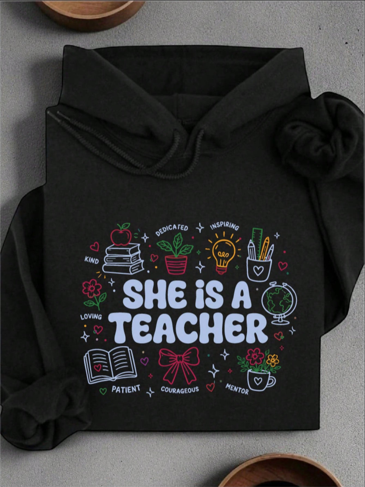 She Is A Teacher Unisex Hoodie
