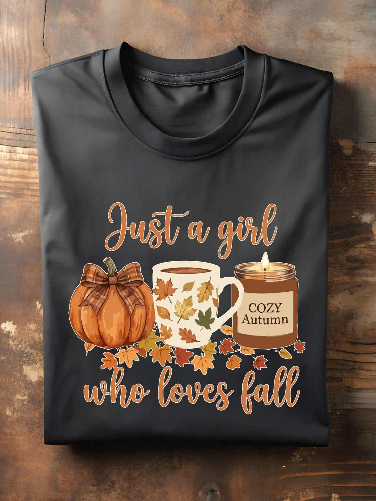 Just A Girl Who Loves Fall T-Shirt