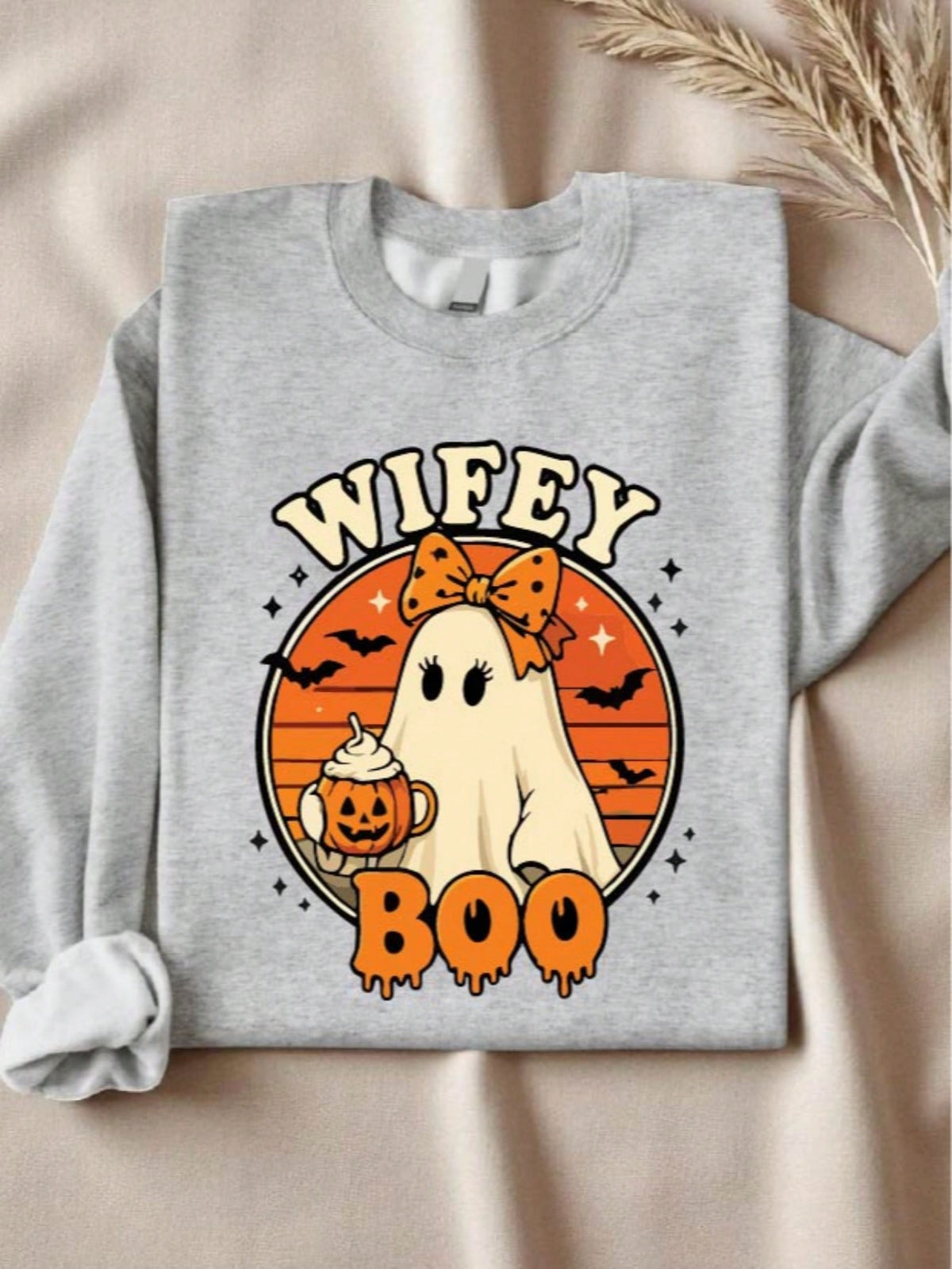 1 PC Wifey Hubby Boo Matching Sweatshirt