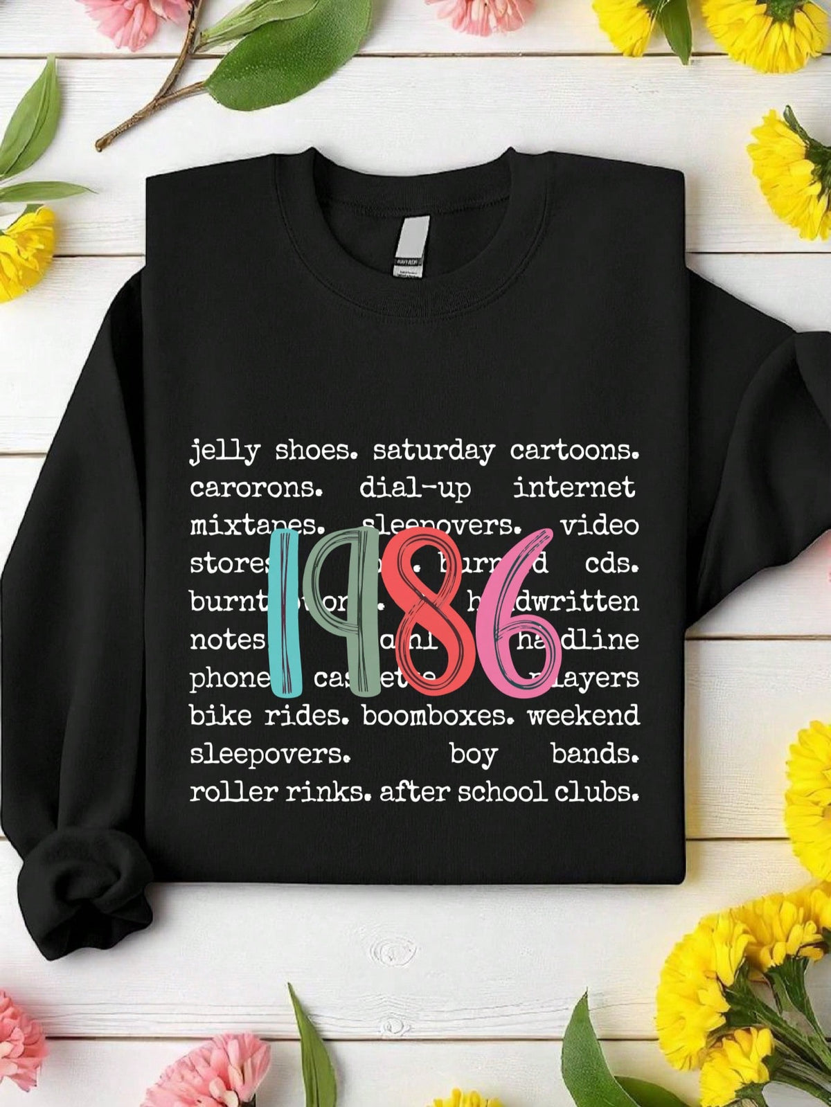 Nostalgia 1986 Birthday Sweatshirt
