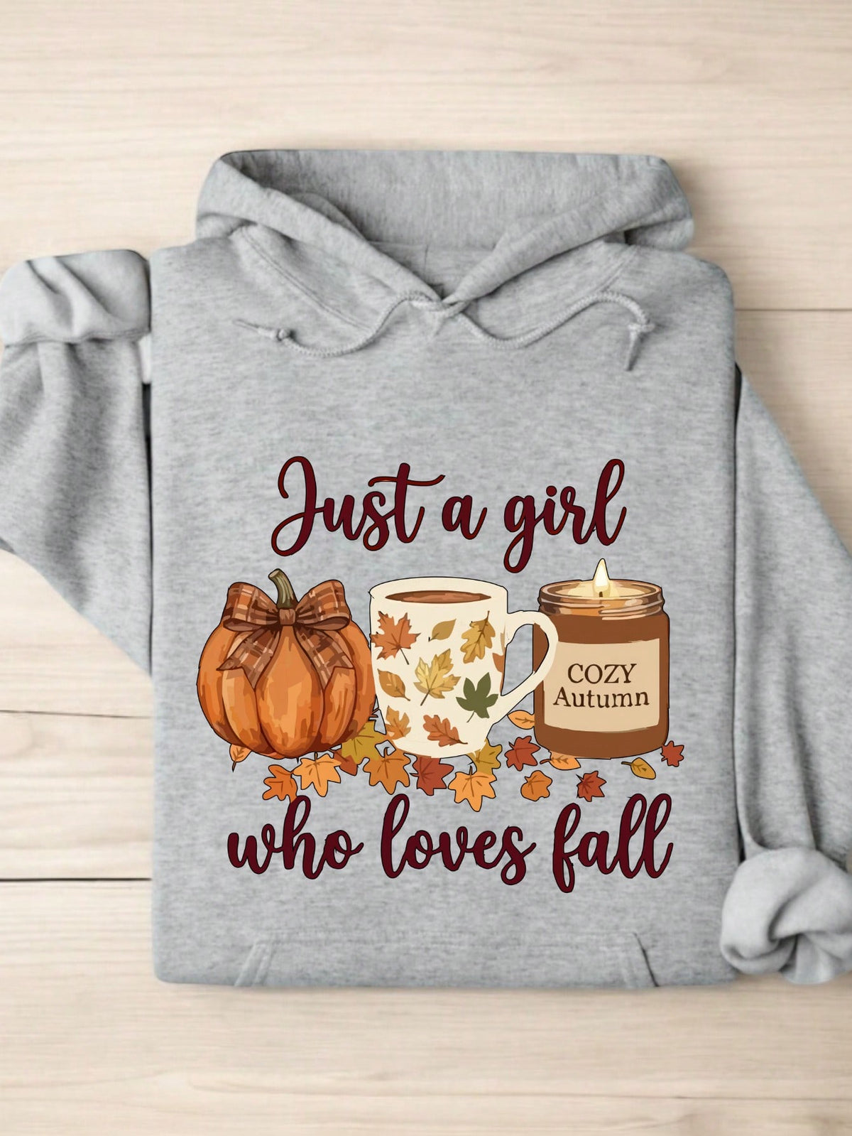 Just A Girl Who Loves Fall Hoodie