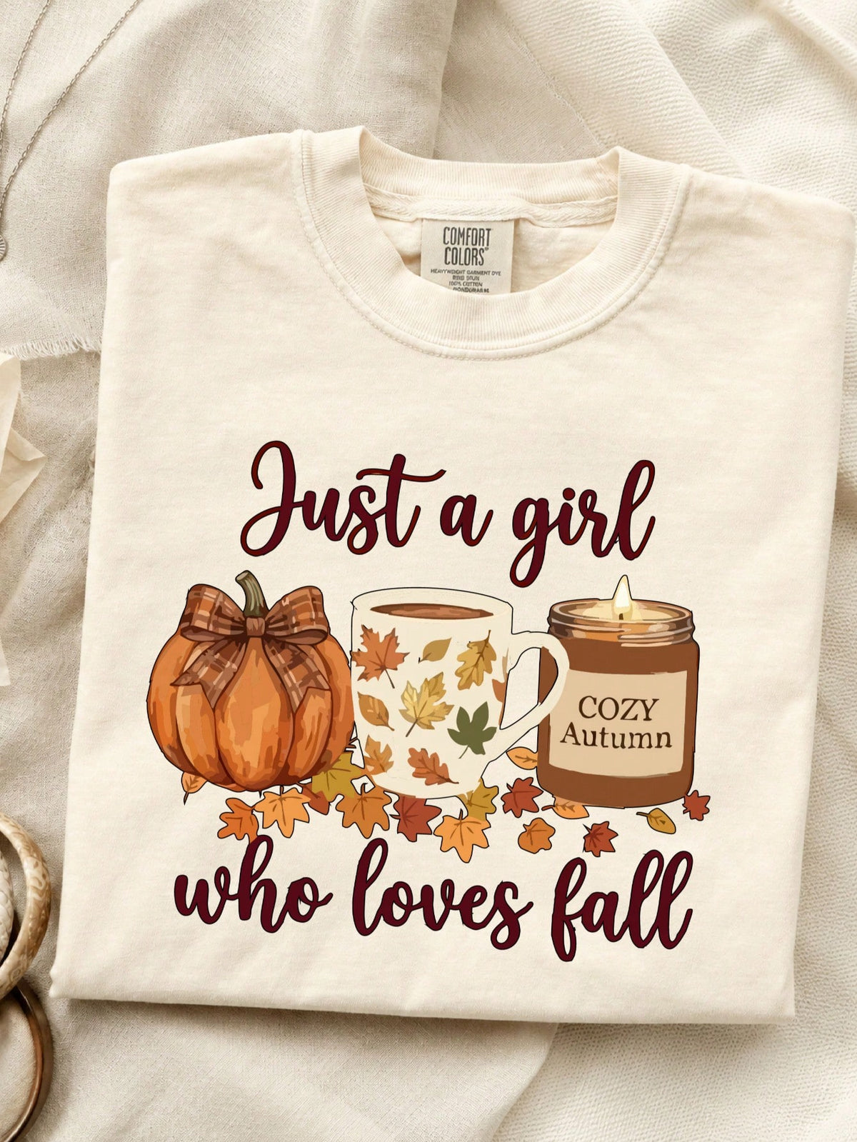 Just A Girl Who Loves Fall T-Shirt